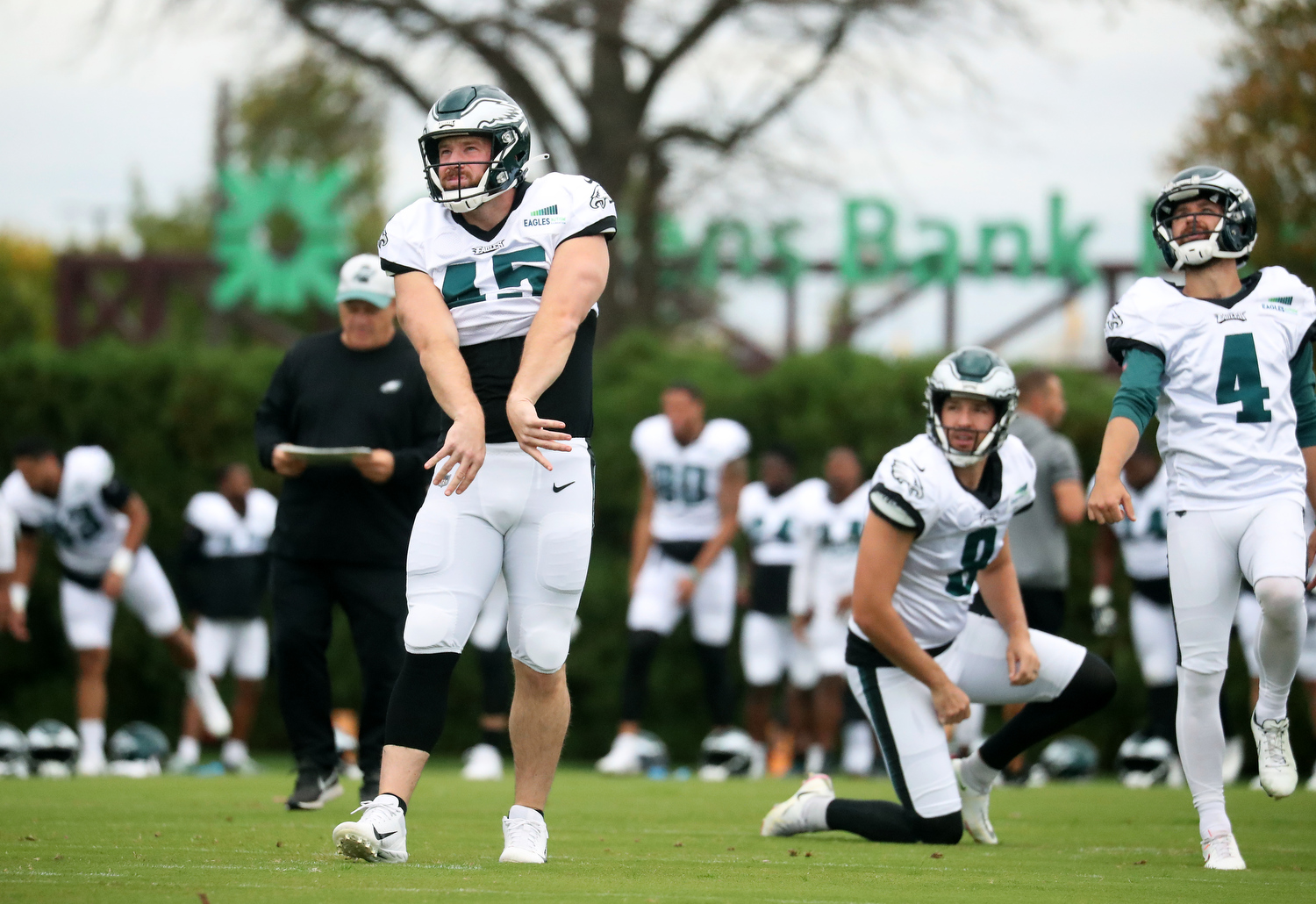 Eagles hold practice at the NovaCare Complex in Philadelphia, Jan