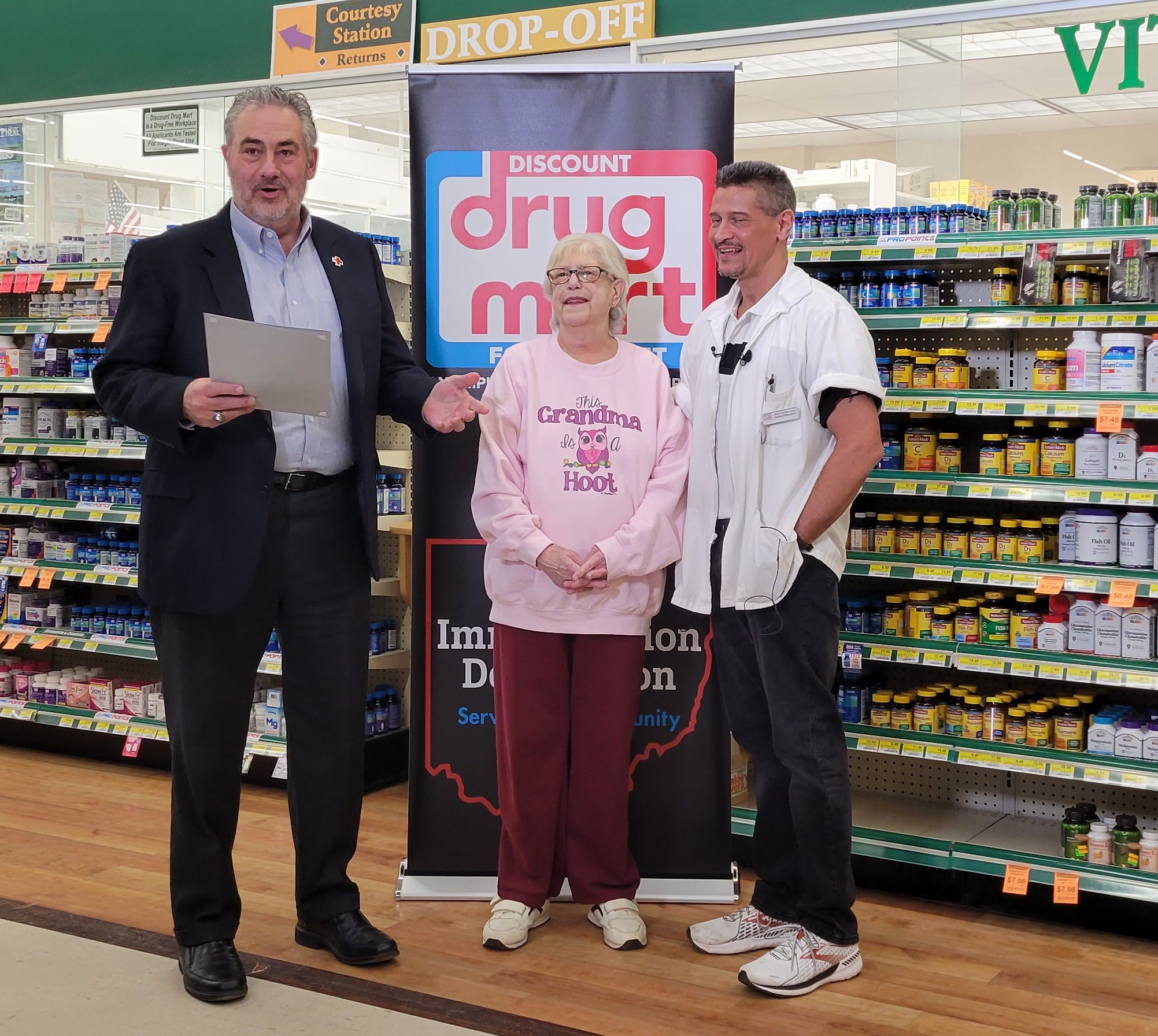 North Olmsted Discount Drug Mart pharmacist saves customer's life 