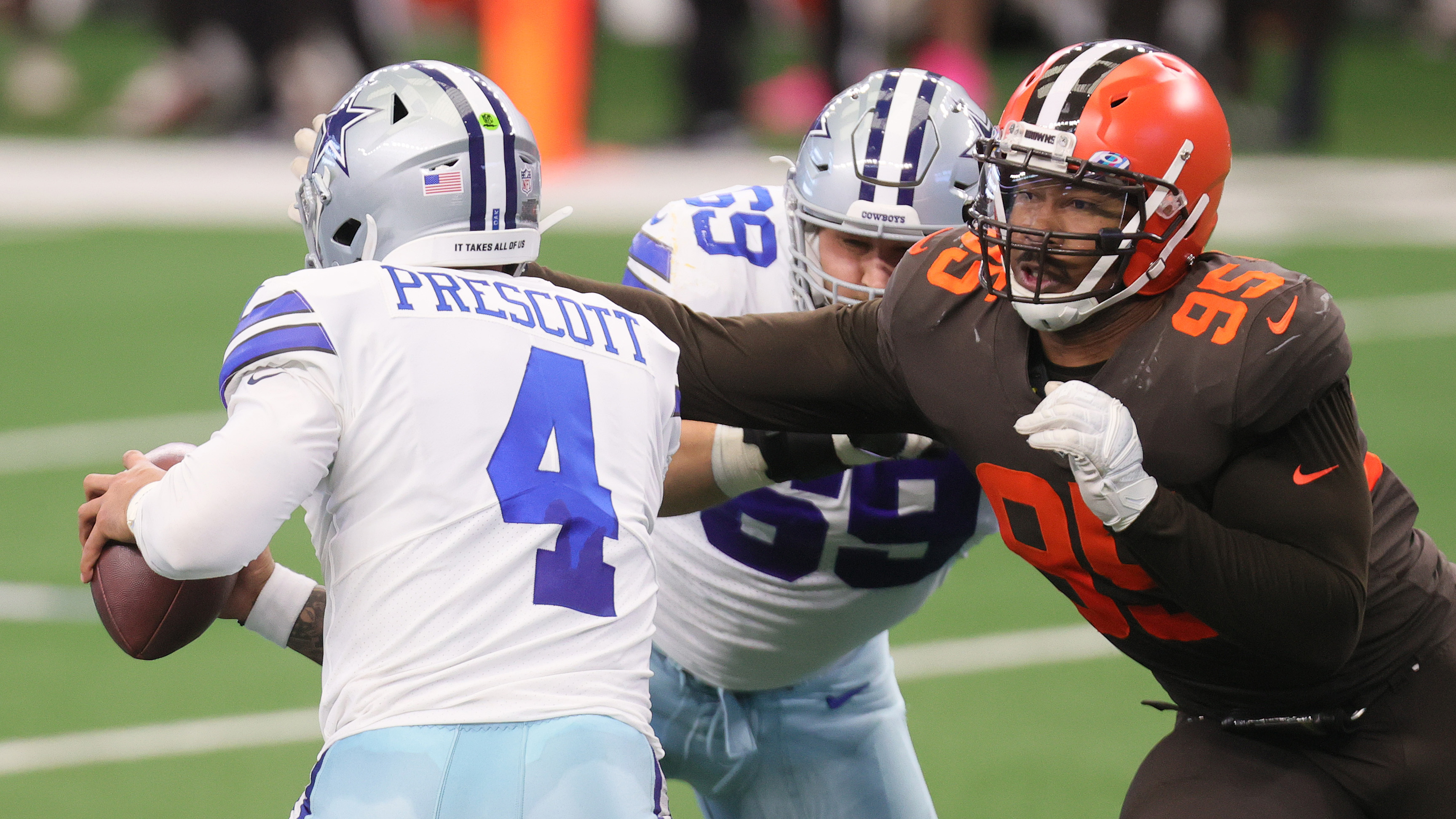 Mayfield, Garrett right at home as Browns beat Cowboys 49-38