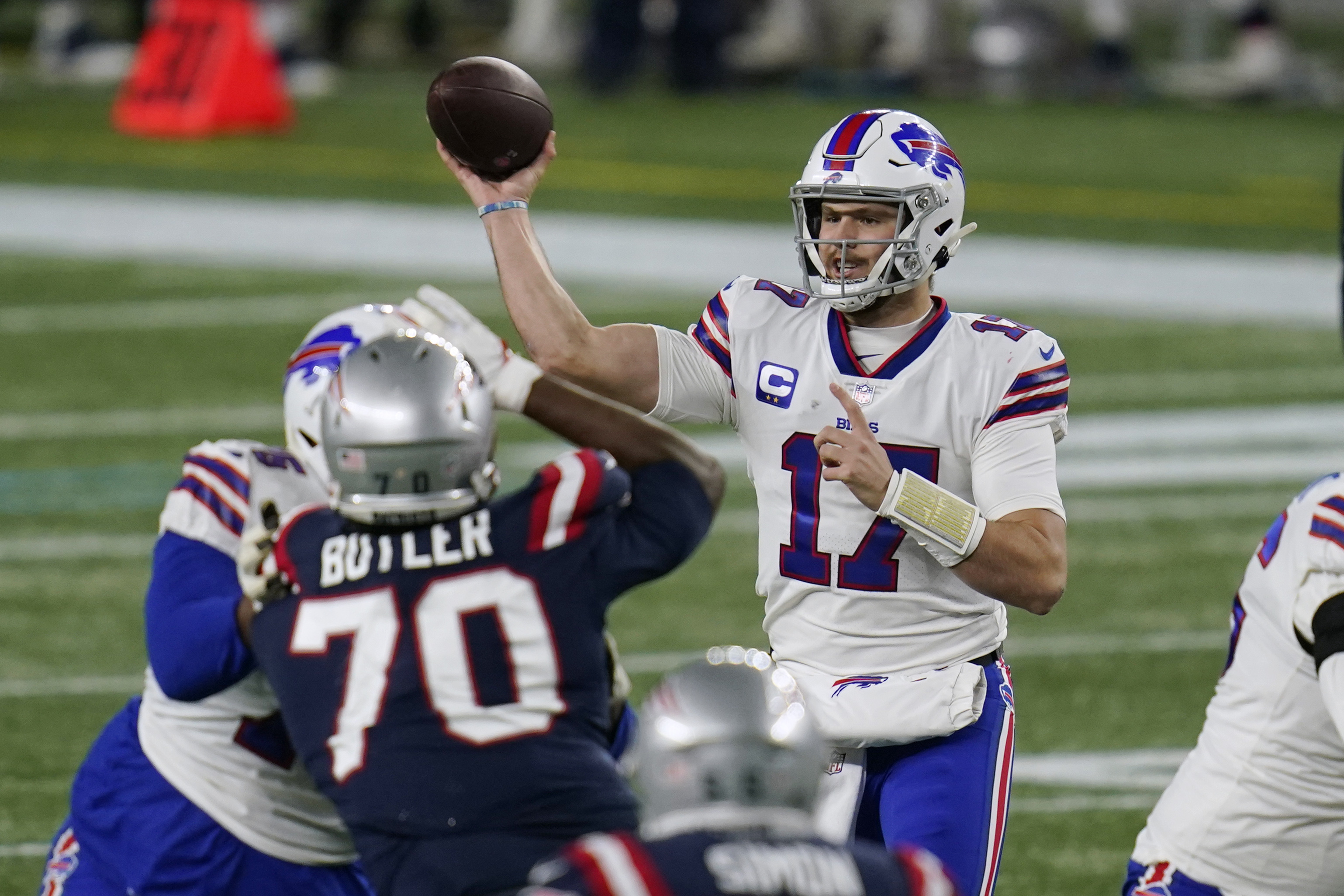 Buffalo Bills 38-9 New England Patriots: Josh Allen breaks Jim