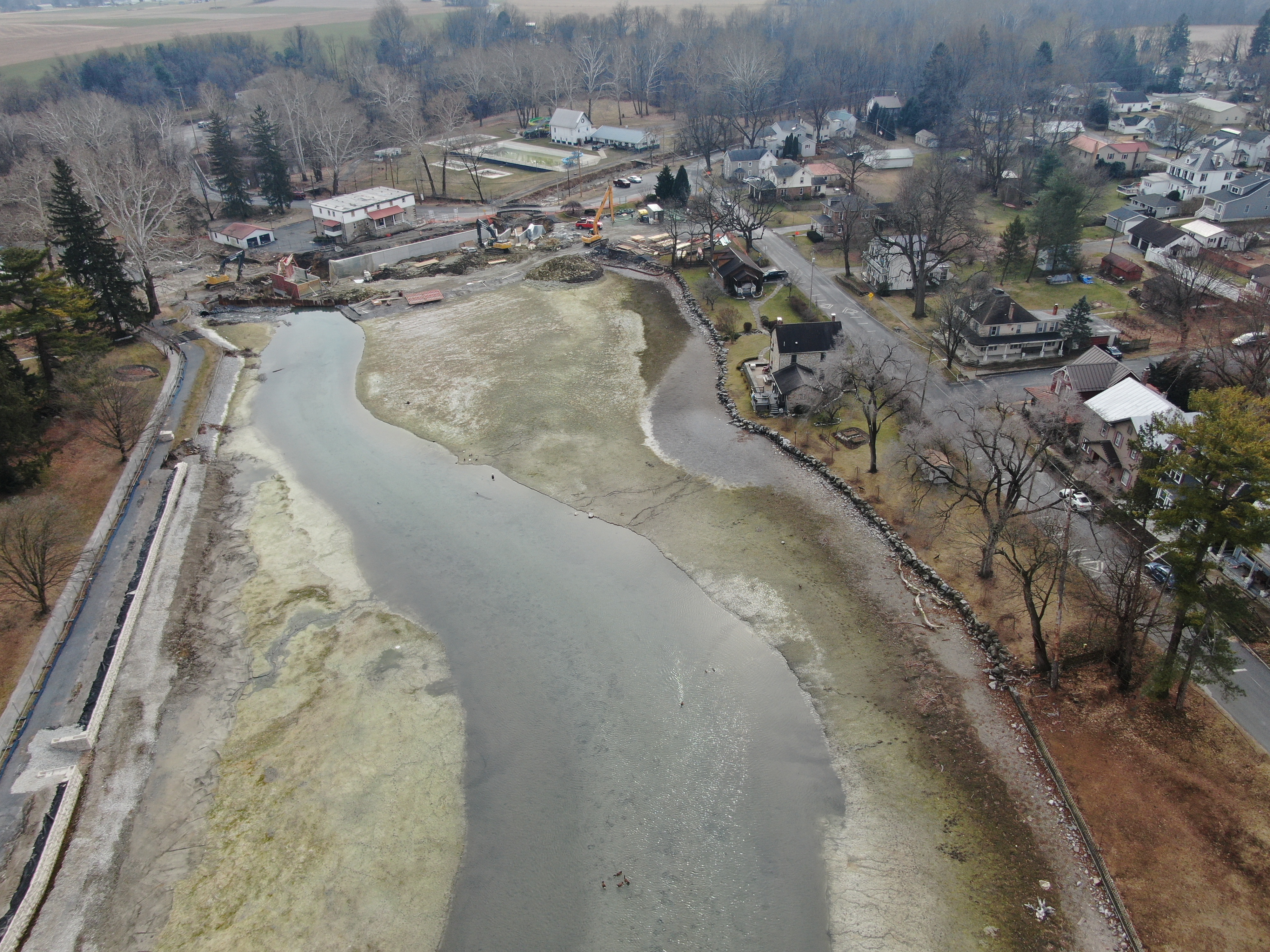 Children’s Lake drained as $4.3 million rebuilding project in Boiling ...