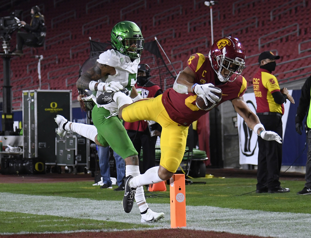 Oregon Ducks vs. USC Trojans in Pac12 football championship game