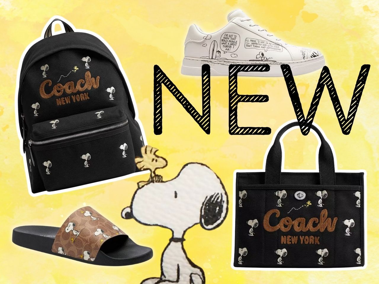 Dillard's has select COACH x Peanuts styles early, starting from