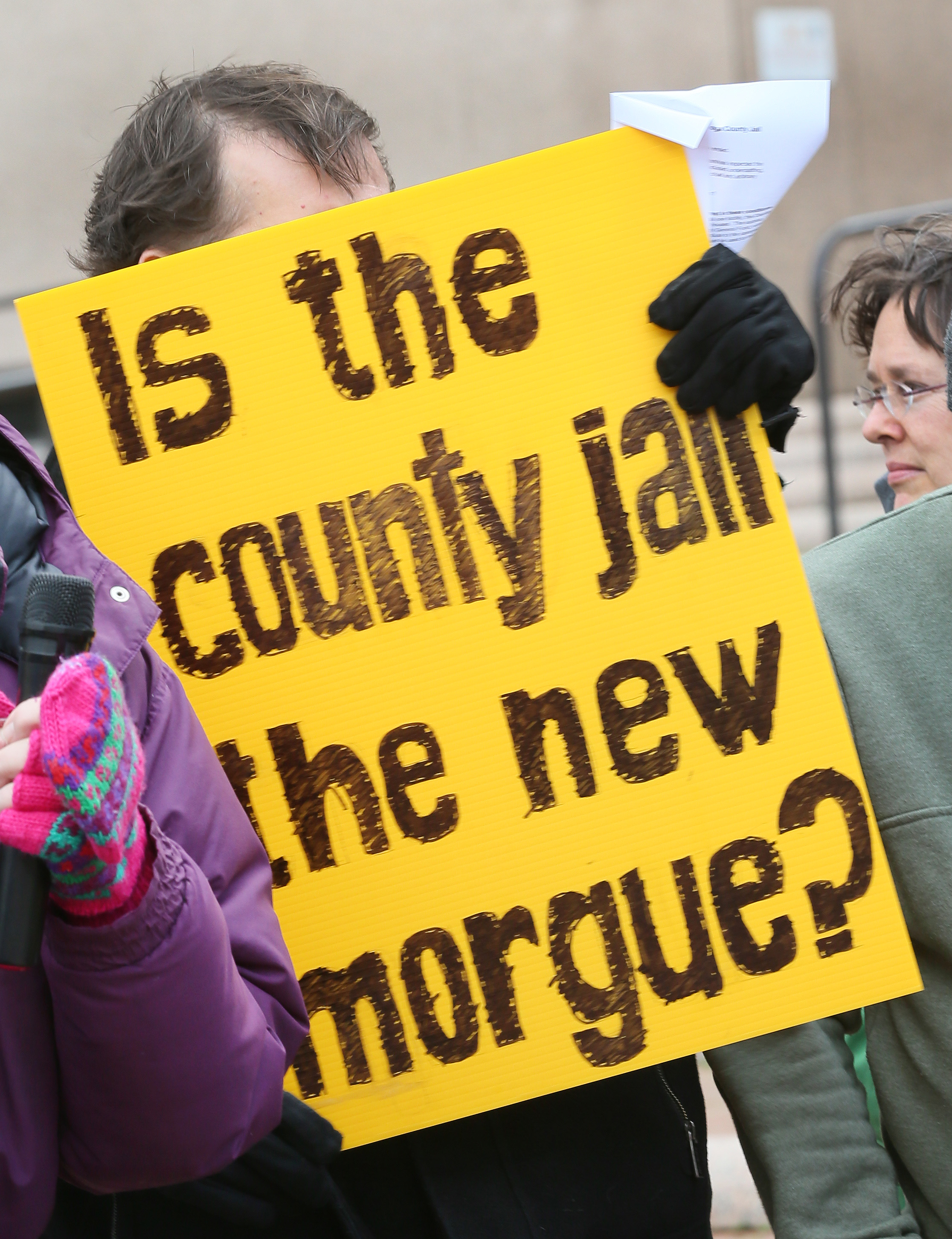 Demonstrators Protest At Cuyahoga County Justice Center - Cleveland.com