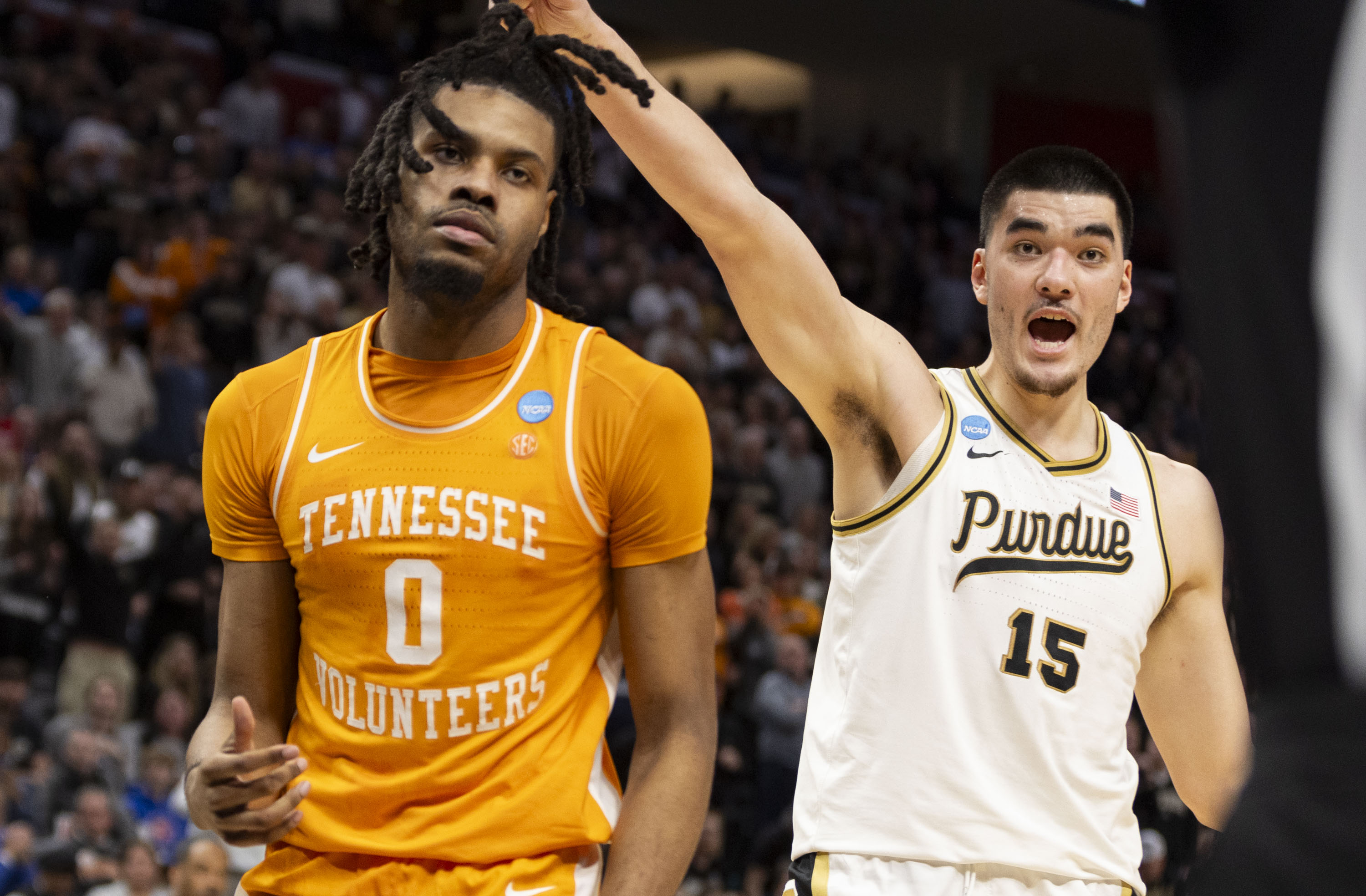 See photos as Purdue basketball defeats Tennessee 7266 in Detroit