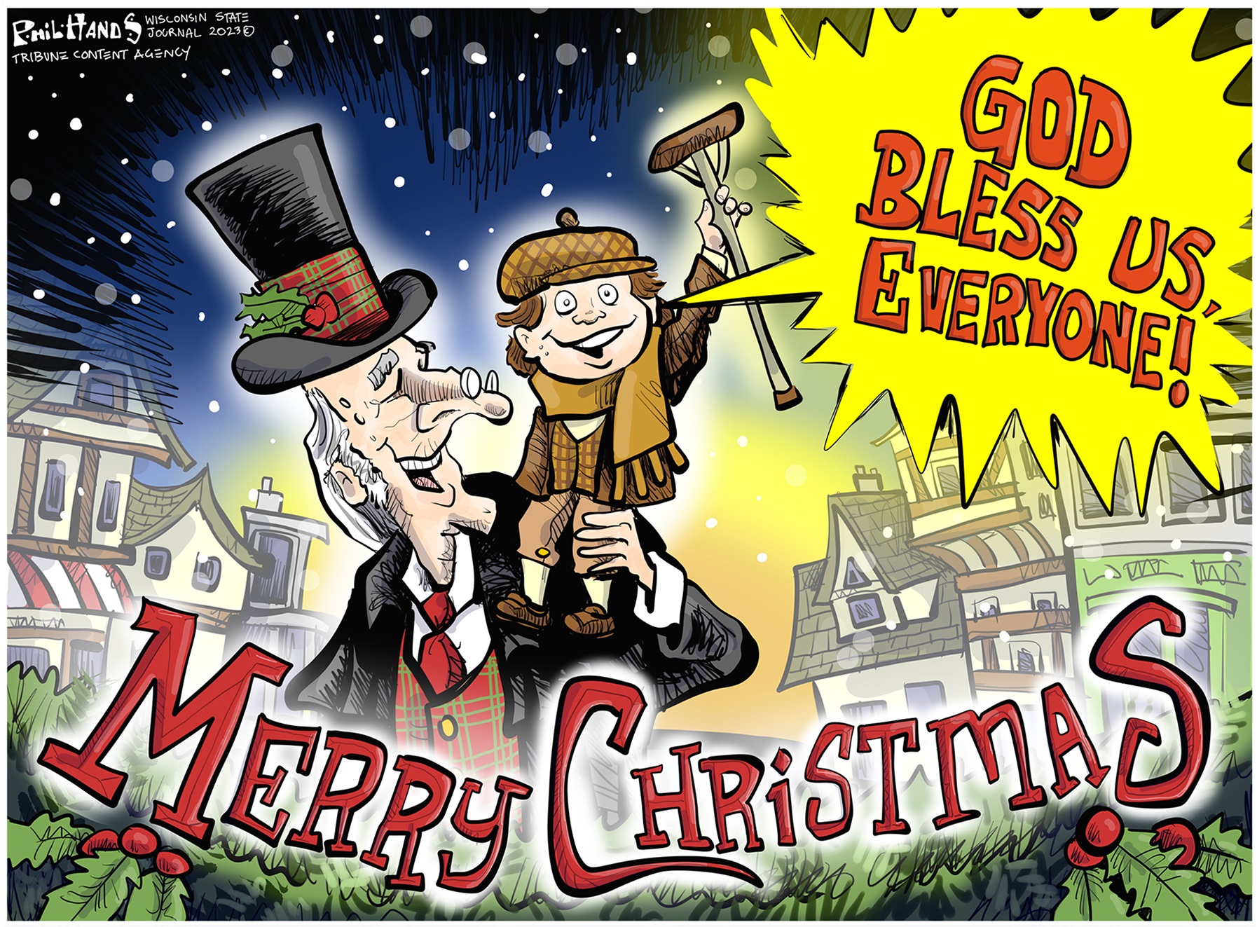 Editorial cartoons for Dec. 24, 2023 - syracuse.com