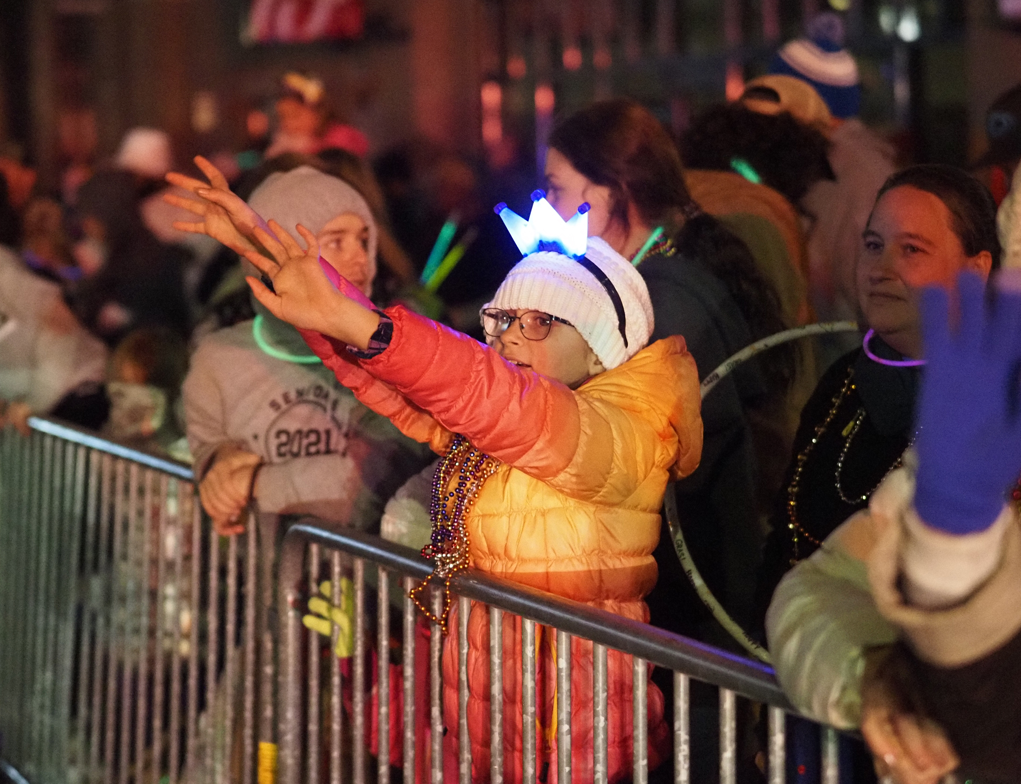 Lighting Of The Mardi Gras Tree