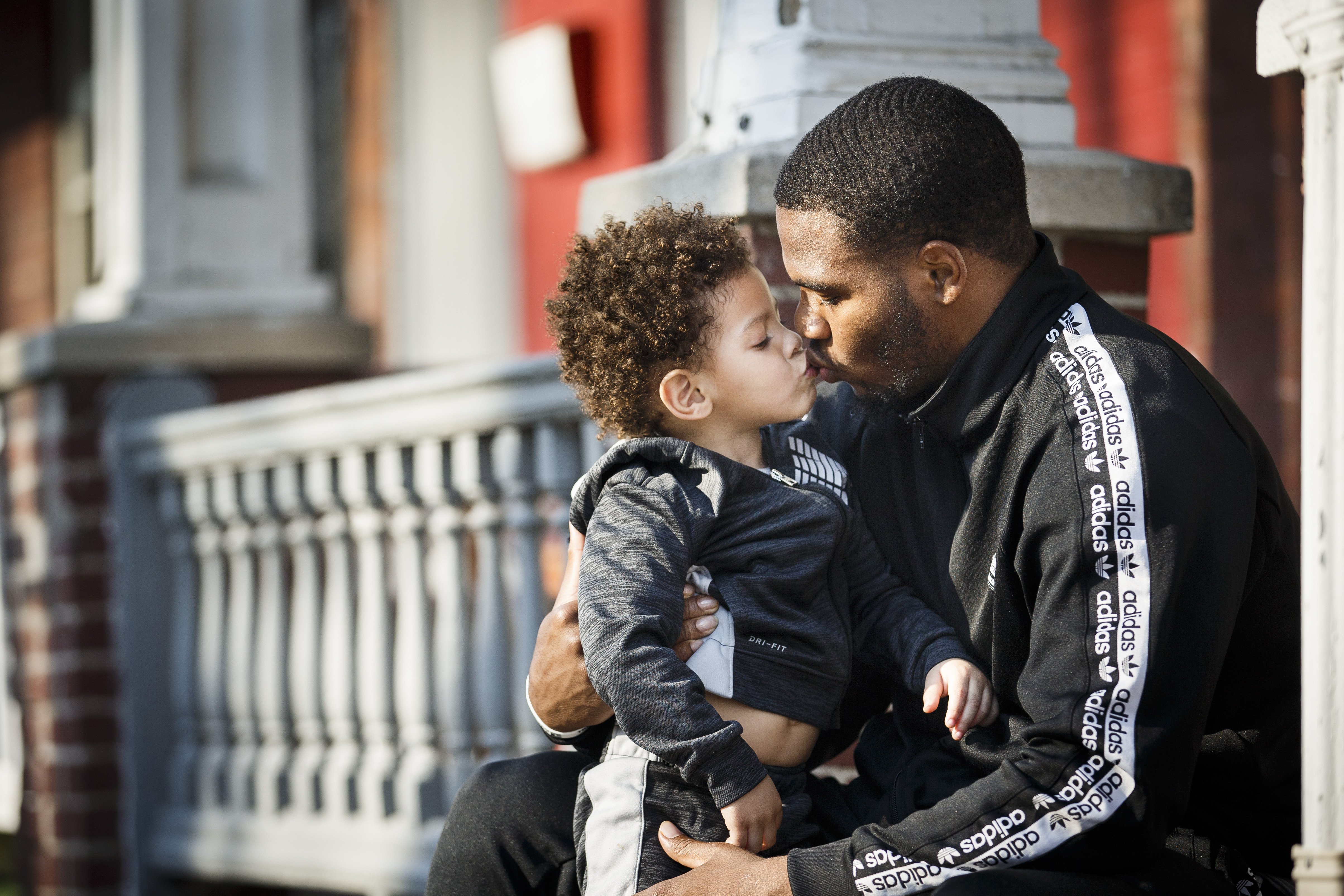 Micah Parsons at his childhood home in Harrisburg 