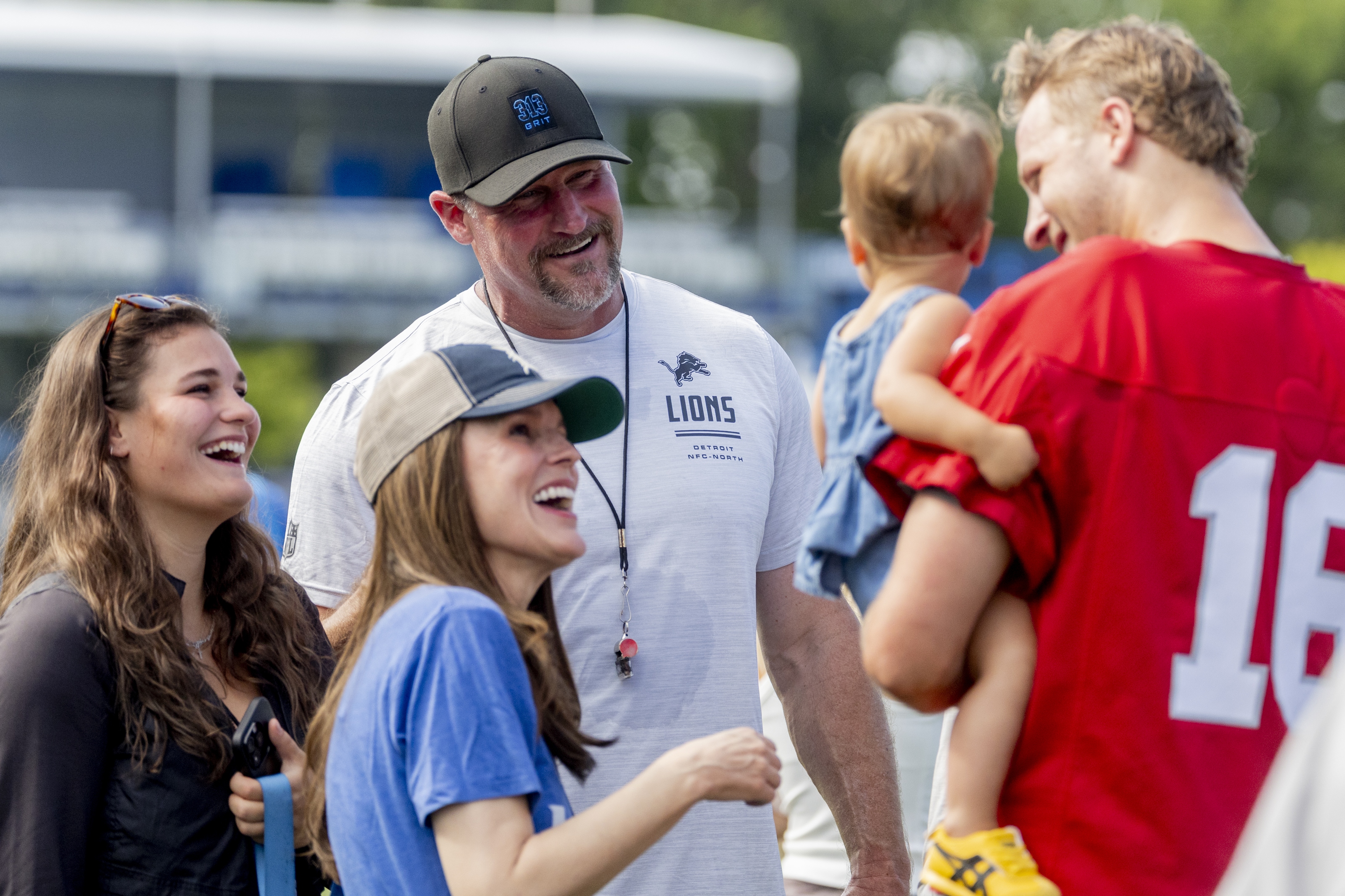 Family values on full display after third day at Detroit Lions training  camp - mlive.com
