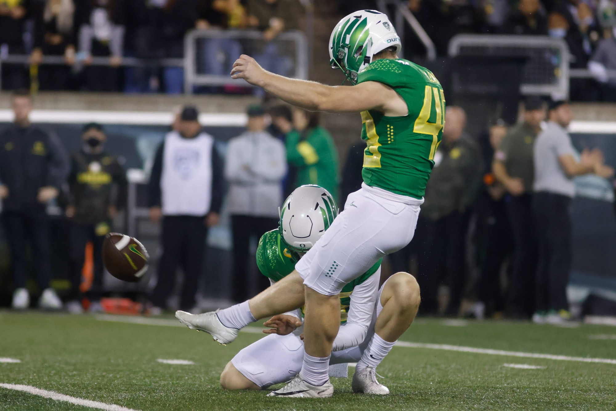 Oregon Ducks football vs. Washington State, Nov. 13, 2021