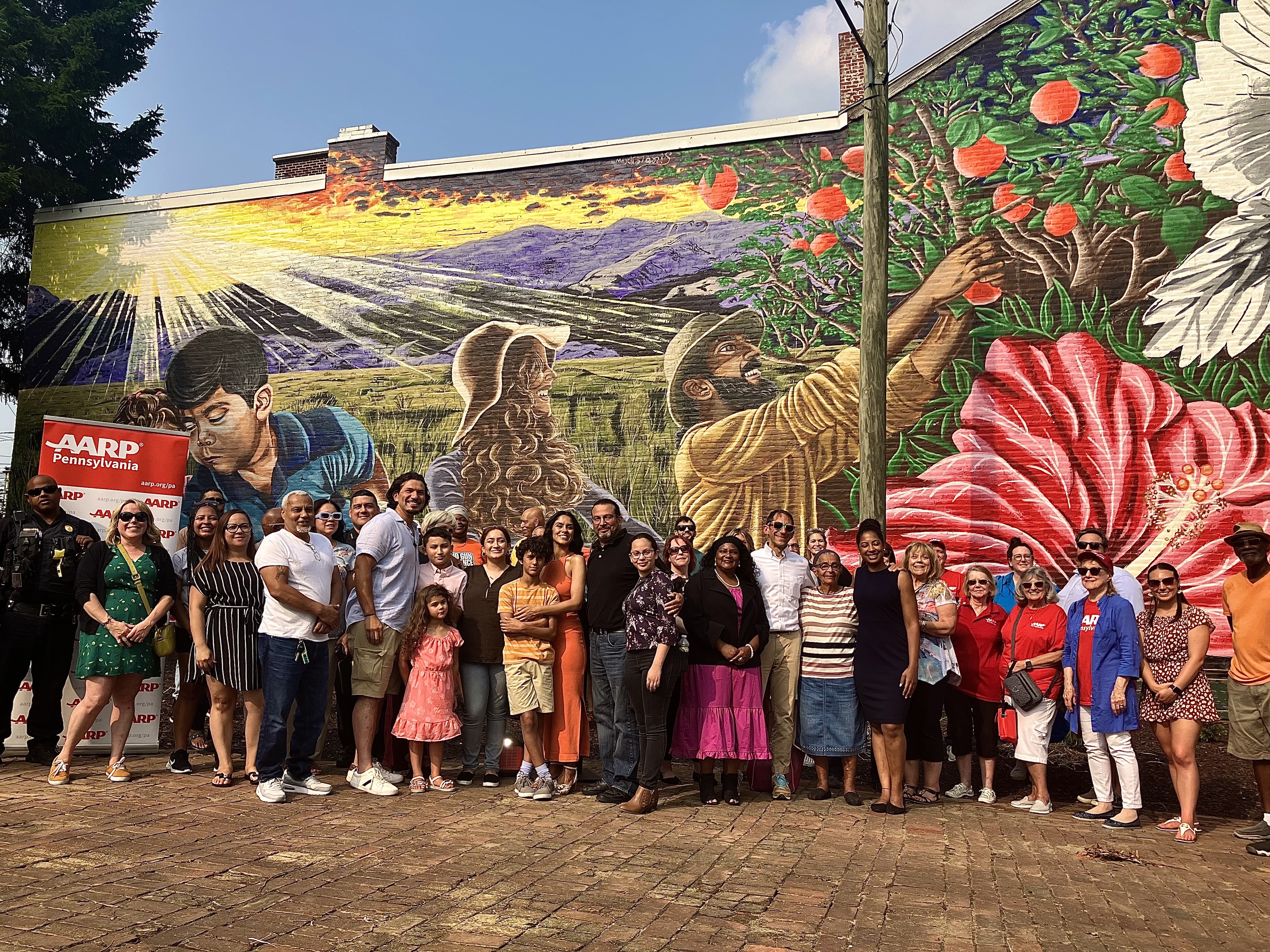 Un artista local asigna un nuevo mural a la colonia First Ward de Allentown en La Playata