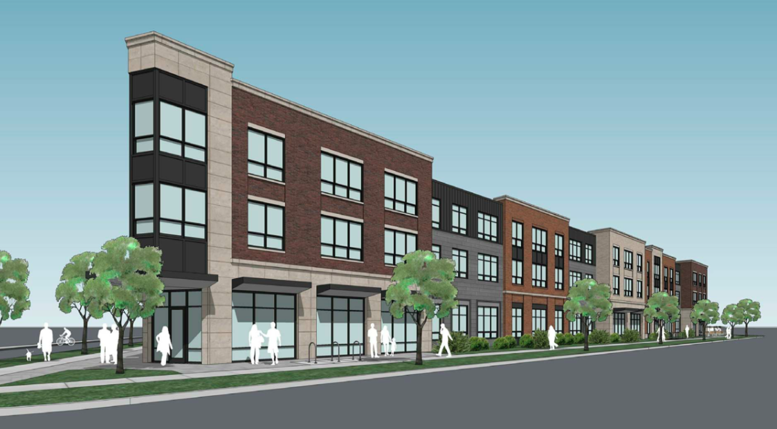 Mixed-use development could bring 72 apartments, new retail spaces