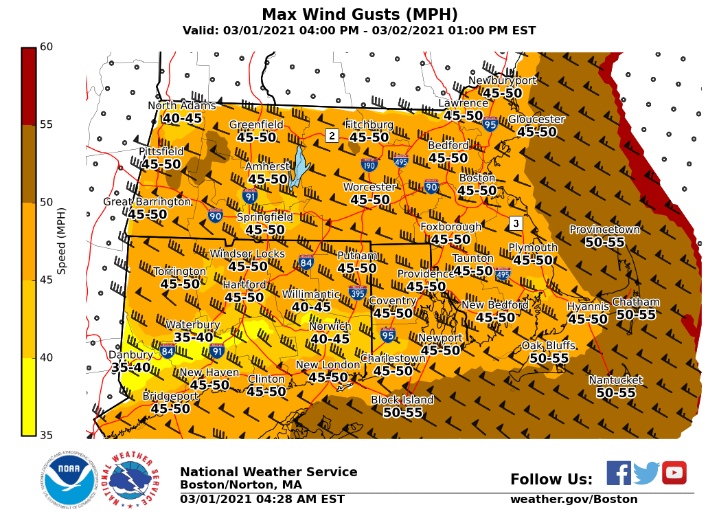 Bitter Arctic air, negative wind chills and snow squalls forecast in ...