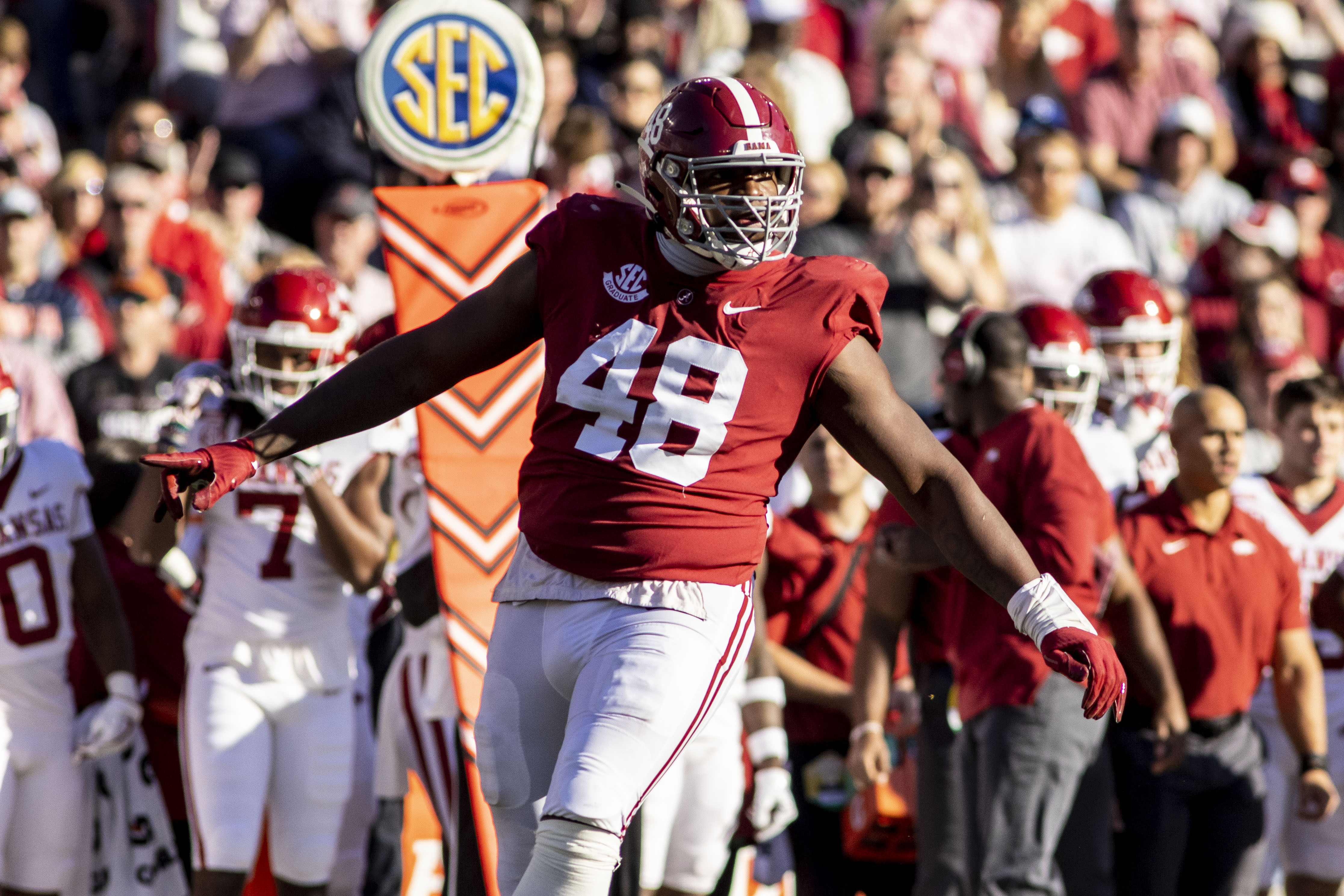 Alabama DE Phidarian Mathis: 2022 NFL Draft projections