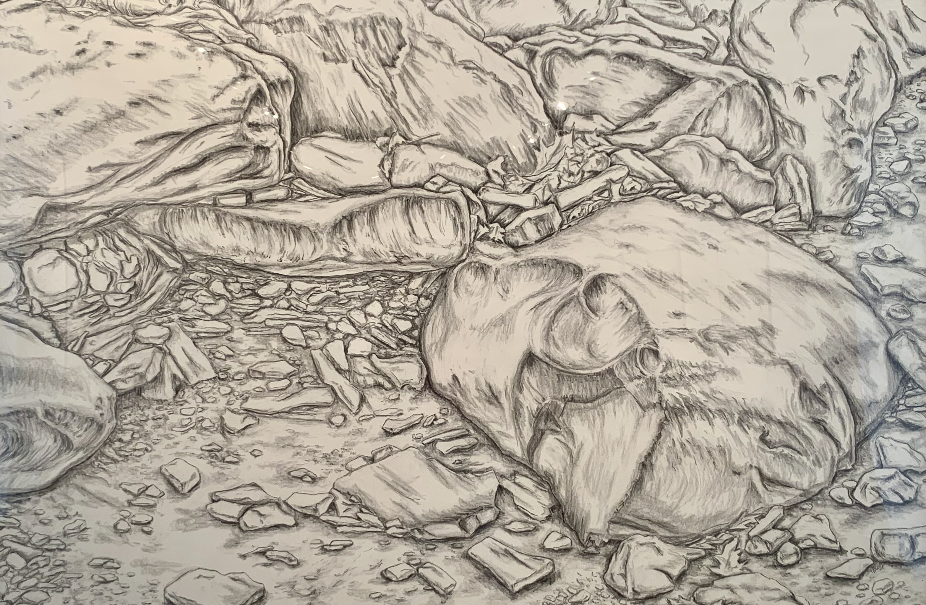 Lawrence Baker dominates threeperson landscape show with Brinsley Tyrrell and Joseph O'Sickey