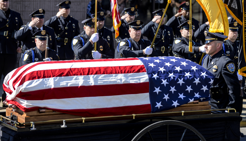Funeral for Phillipsburg police officer Dominic 'Dom' Belcastro