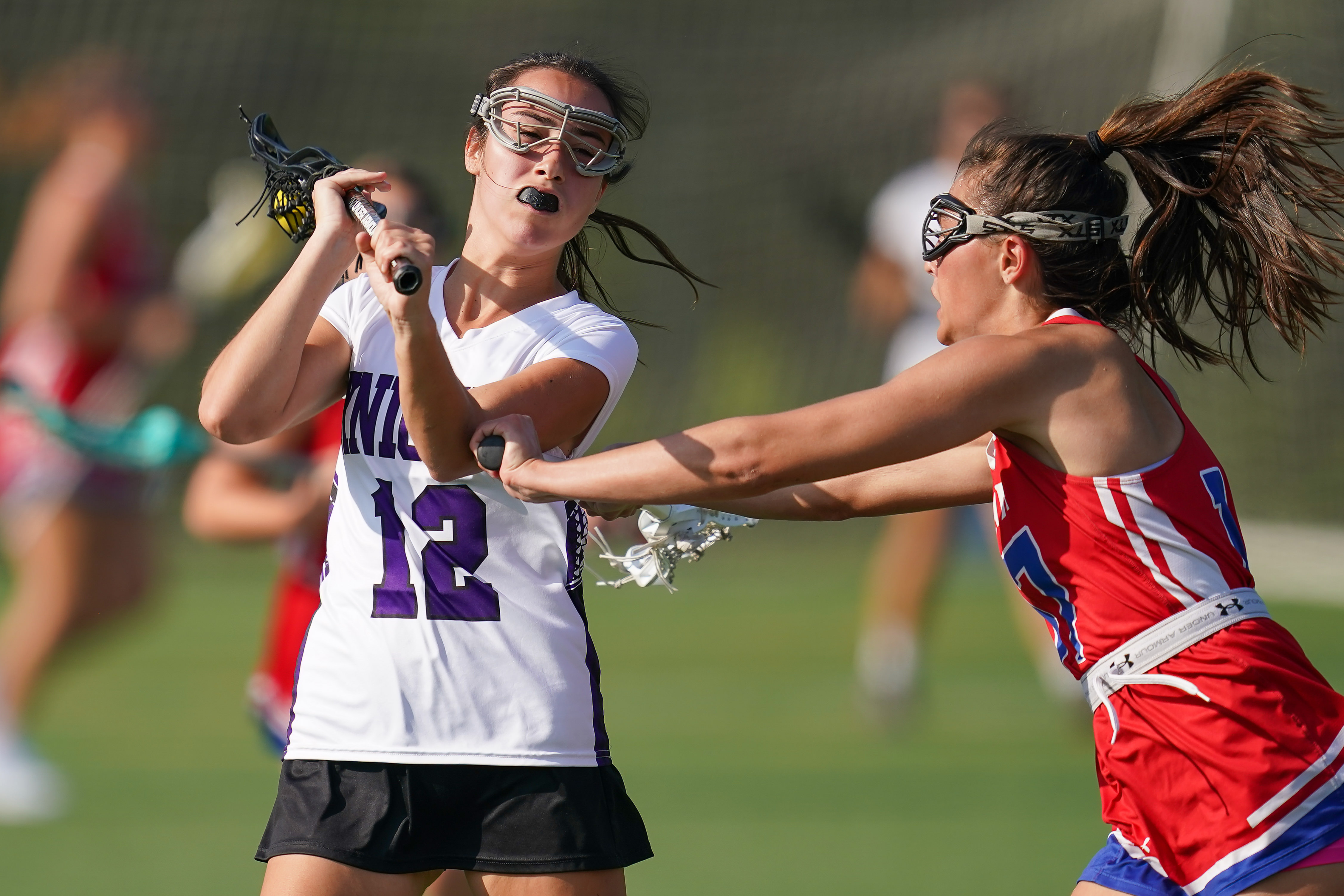 Girls Lacrosse Ocean Township defeats Old Bridge 1312 in triple
