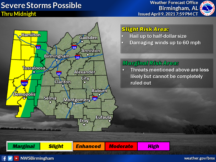 Severe weather possible in Alabama - al.com