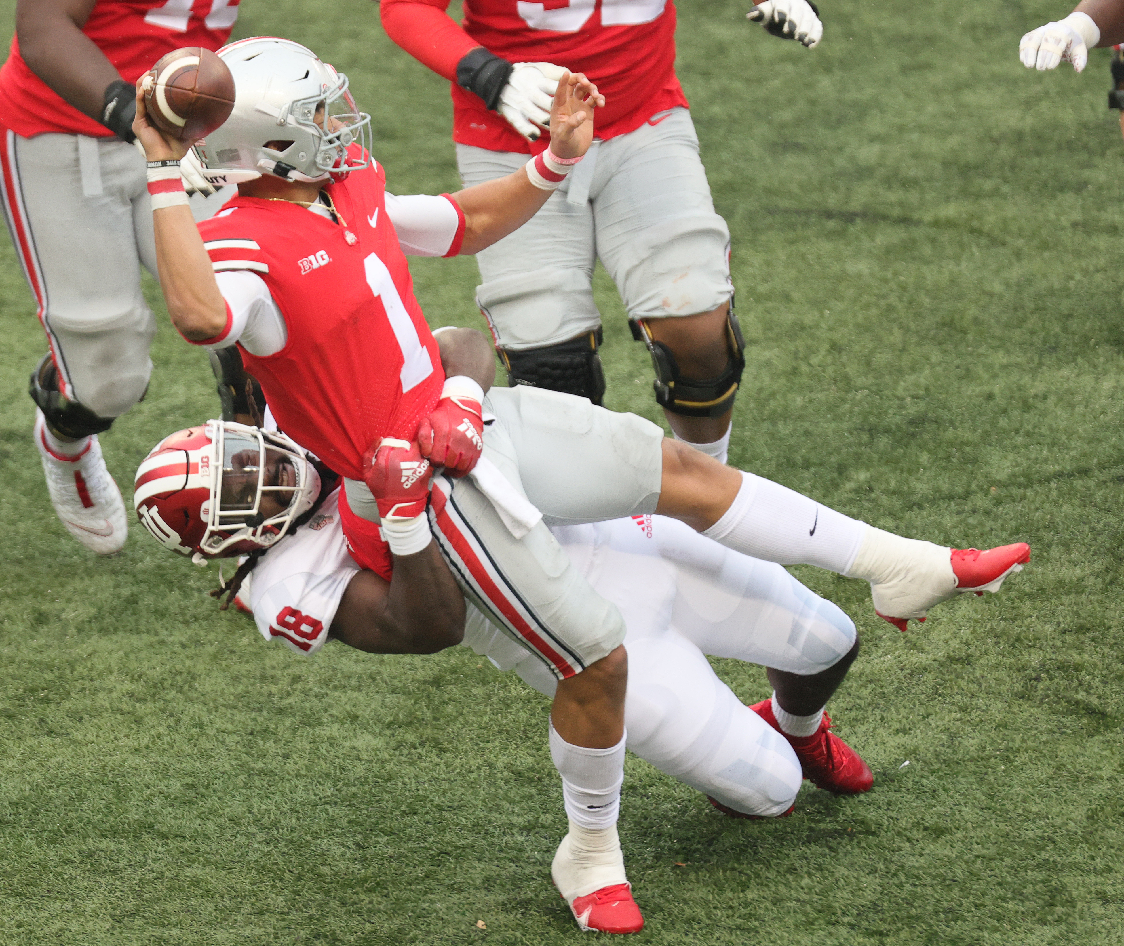 Ohio State beats IU despite poor effort from Justin Fields