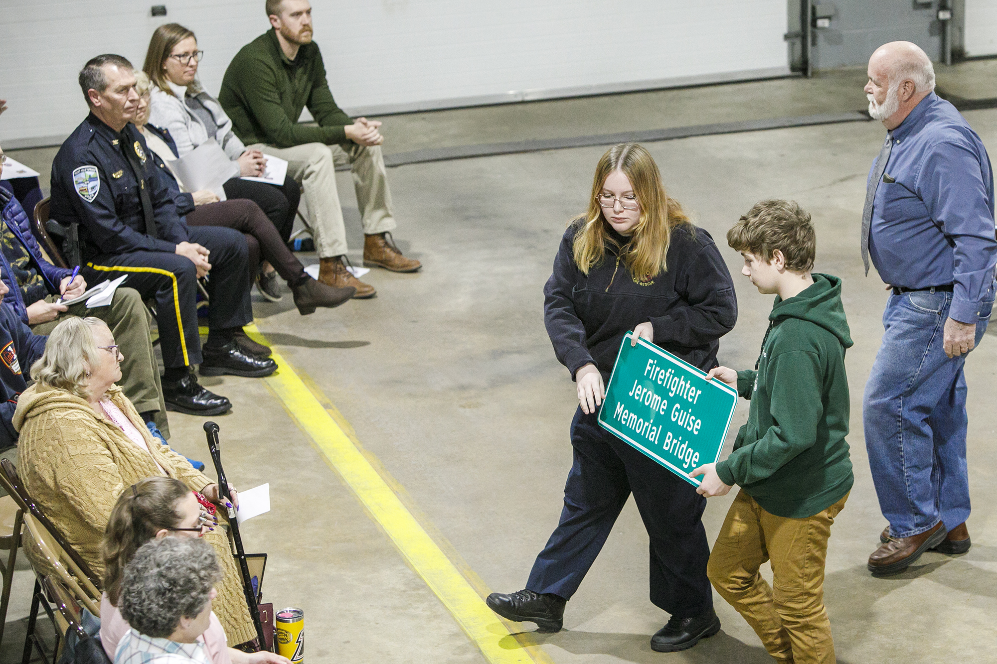 Dedication of the Firefighter Jerome Guise Memorial Bridge - pennlive.com
