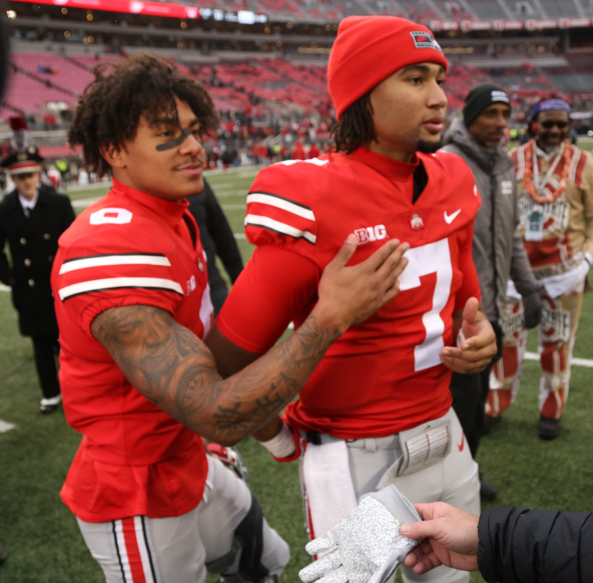 CJ Stroud breaks down in tears at NFL Draft and makes vow to