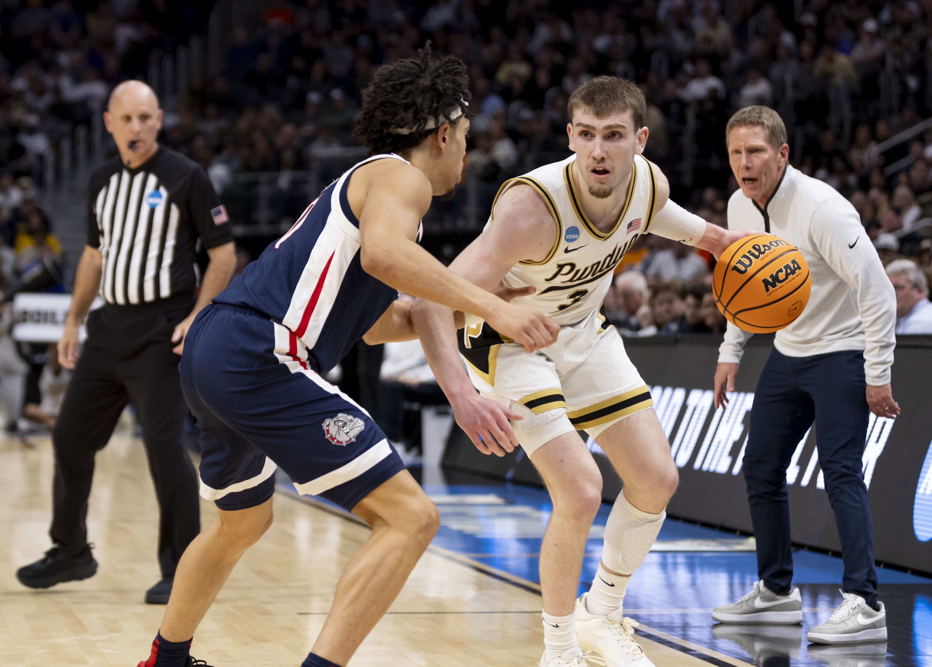 See photos as Purdue basketball defeats Gonzaga in Detroit