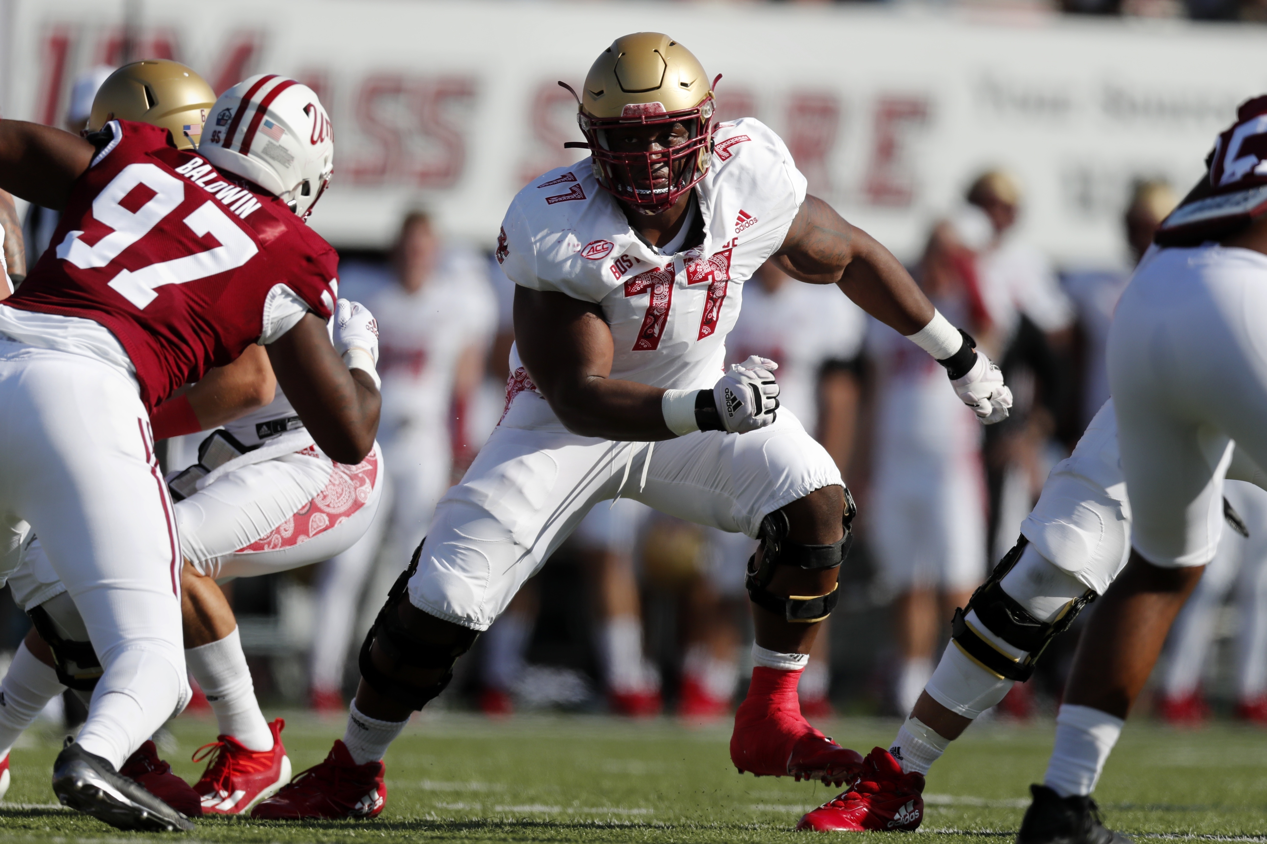 Chargers draft Boston College OG Zion Johnson in first round