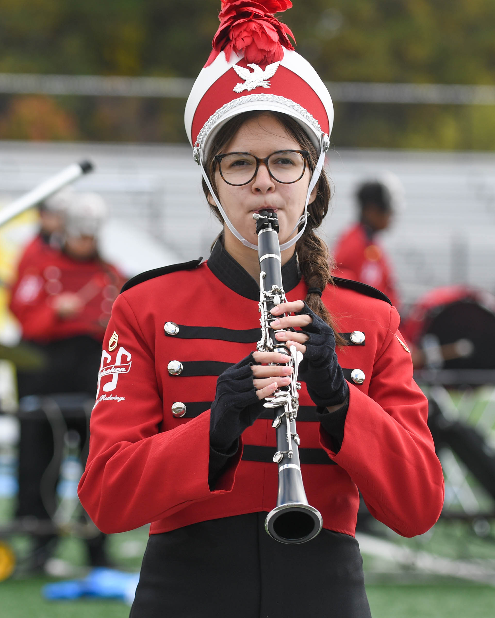 Marching Band Hoboken High School Performs "Thor's Hammer" on 10/29