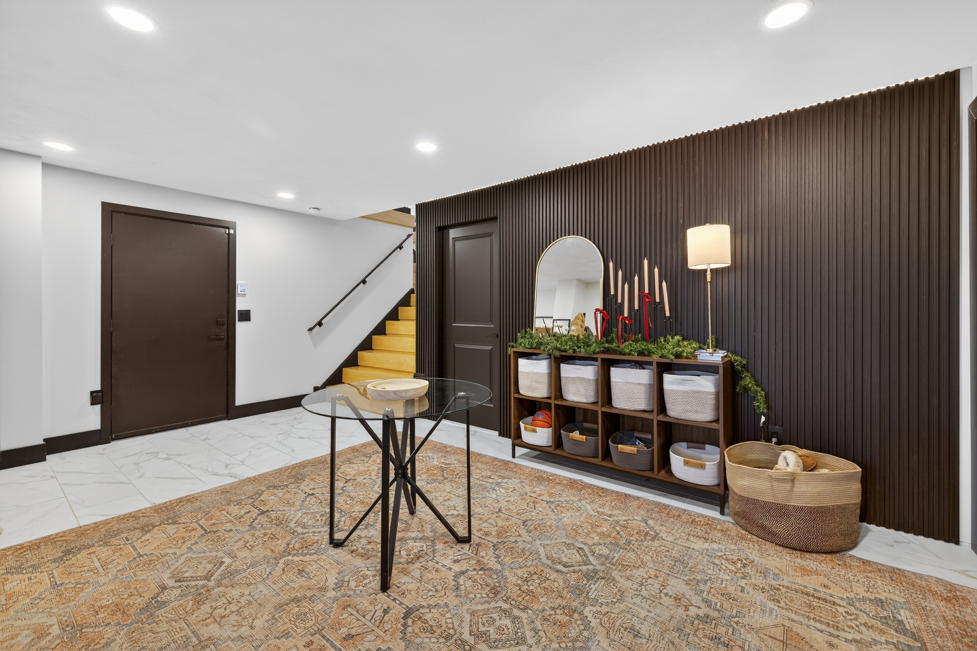 - Christina Cianciosi grew up admiring the house at 101 Alton Street in Syracuse which borders Bellevue Country Club. In 2022, she bought the unique home and gave it an extensive renovation. A stairway from the mud room goes up to the main floor. Courtesy of Kyle Fedrizzi, owner of kfotography315, LLC.