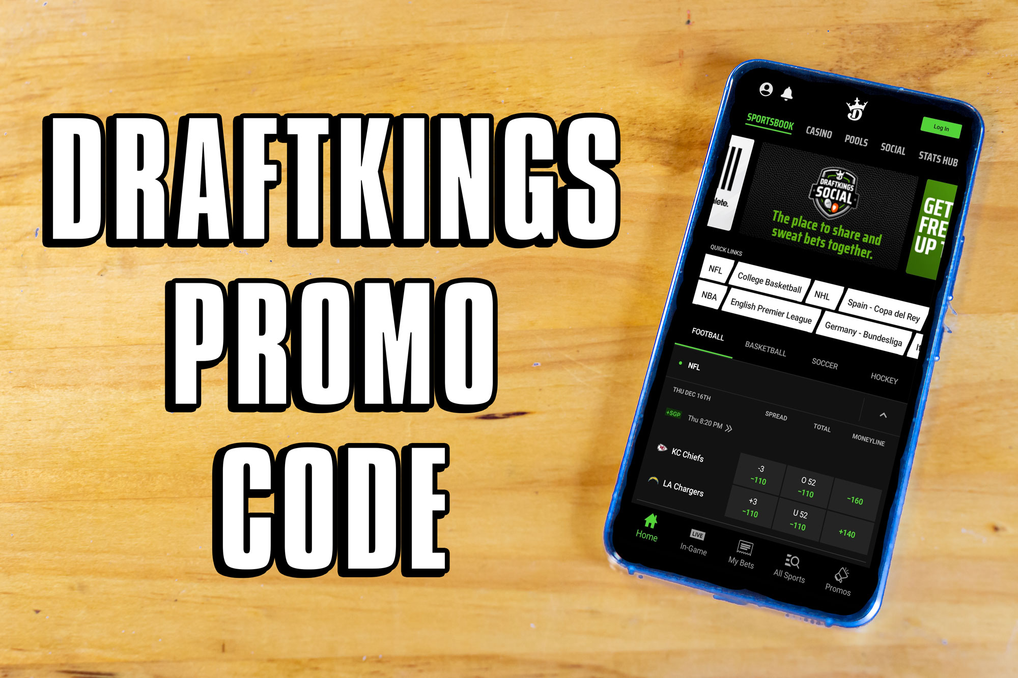 DraftKings Promo Code Locks In 40-1 NFL Week 6 Odds