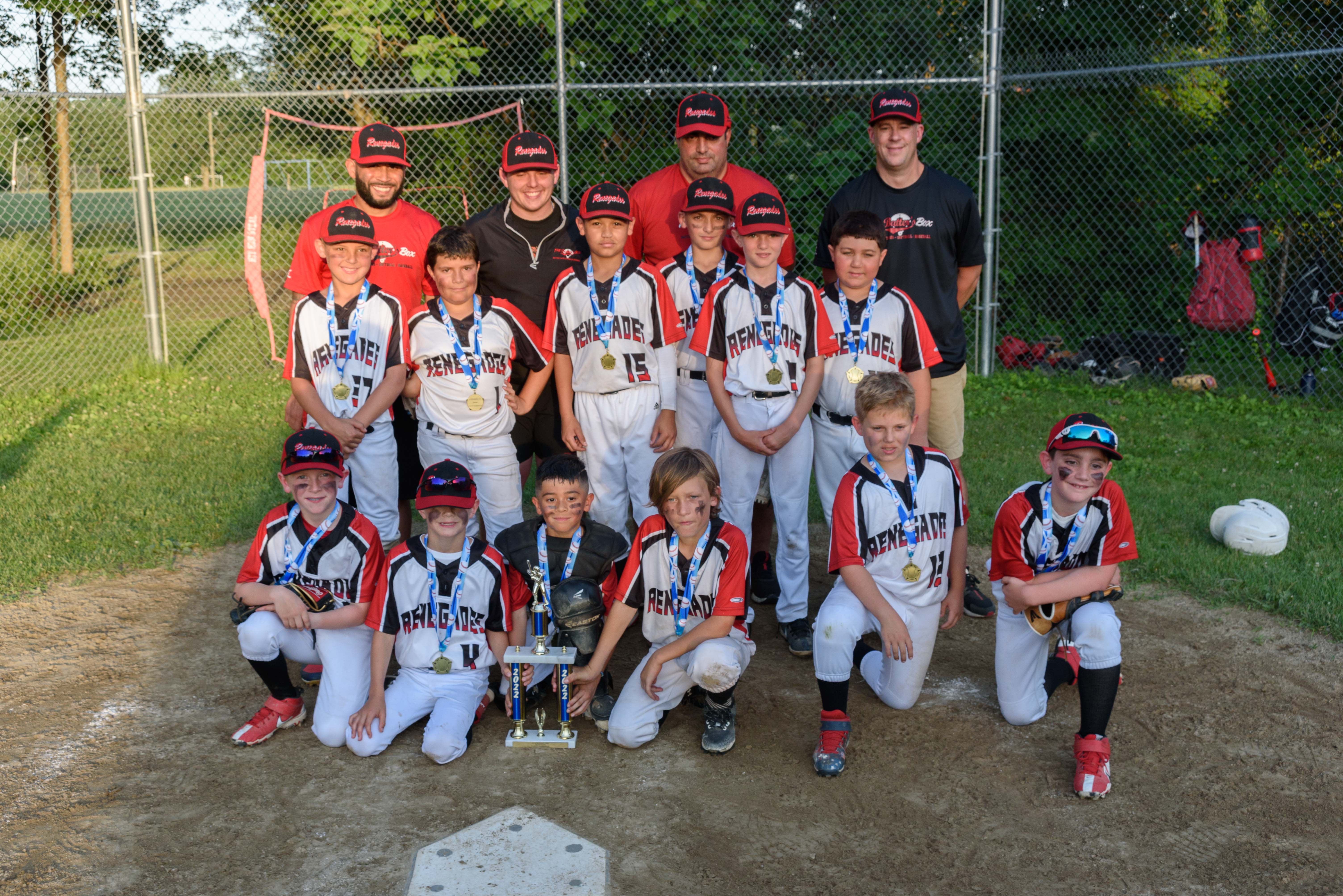 Batter's Box Renegades vs Agawam Dirt Dogs baseball JLS Willie Mays