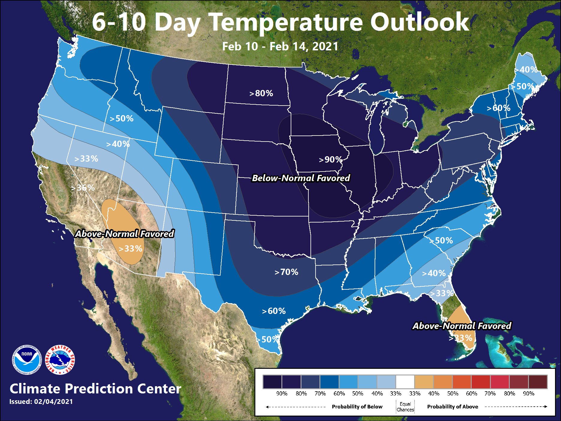 FORECAST: Cooler temperatures over the next few days