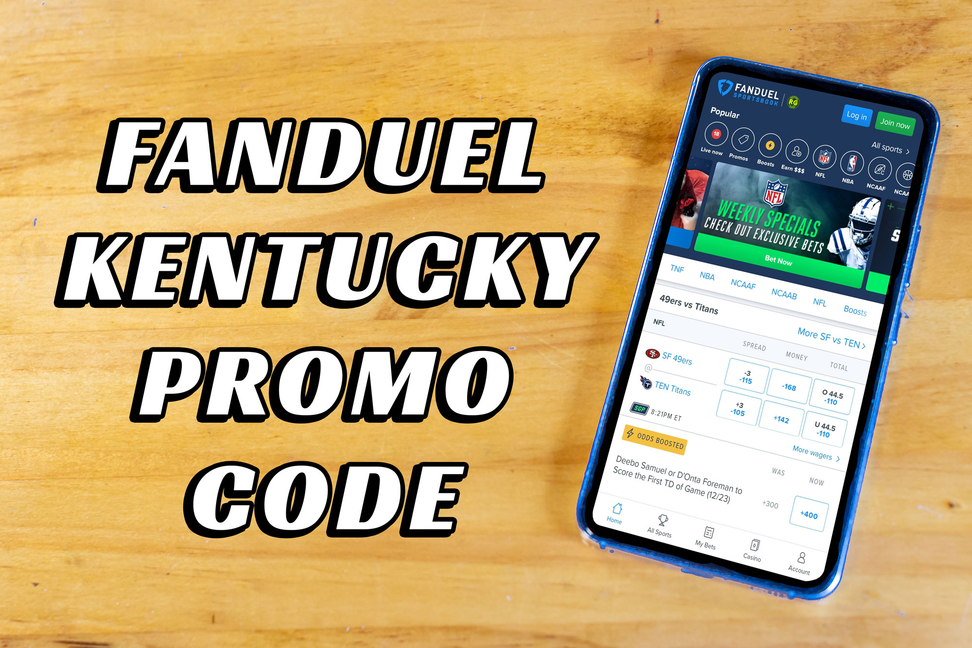 FanDuel KY promo code: Grab a $100 pre-launch bonus plus $100 off NFL  Sunday Ticket 