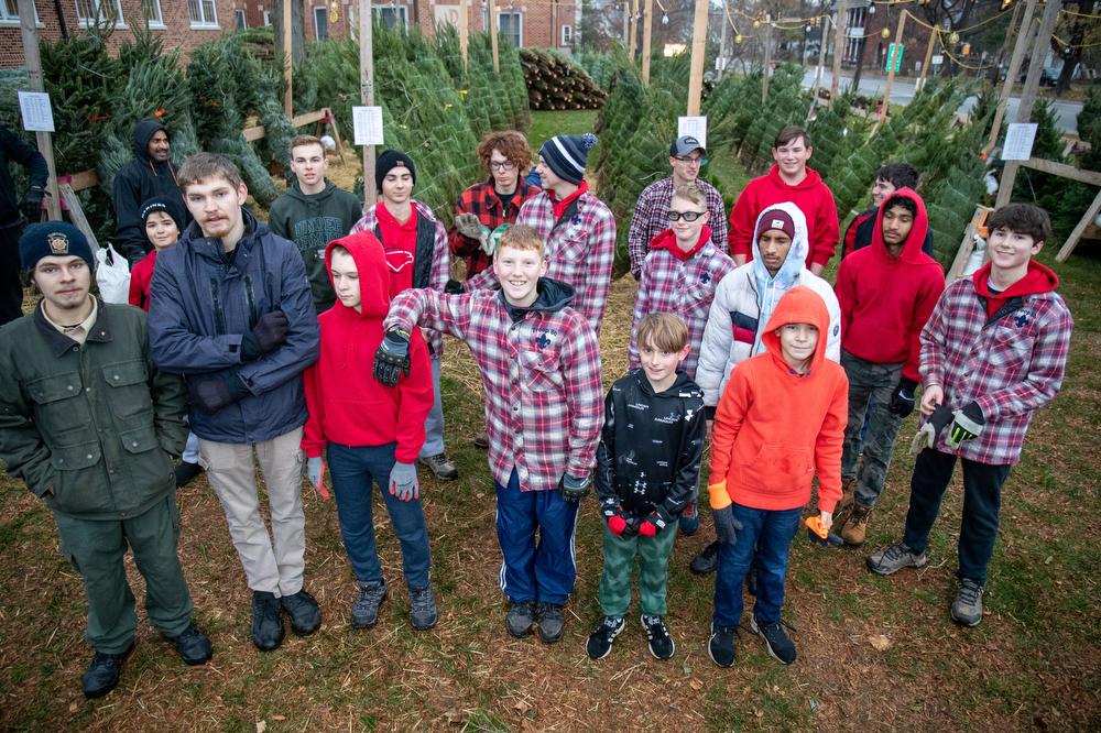Mechanicsburg Scout troop Christmas Tree sale hits 40 years