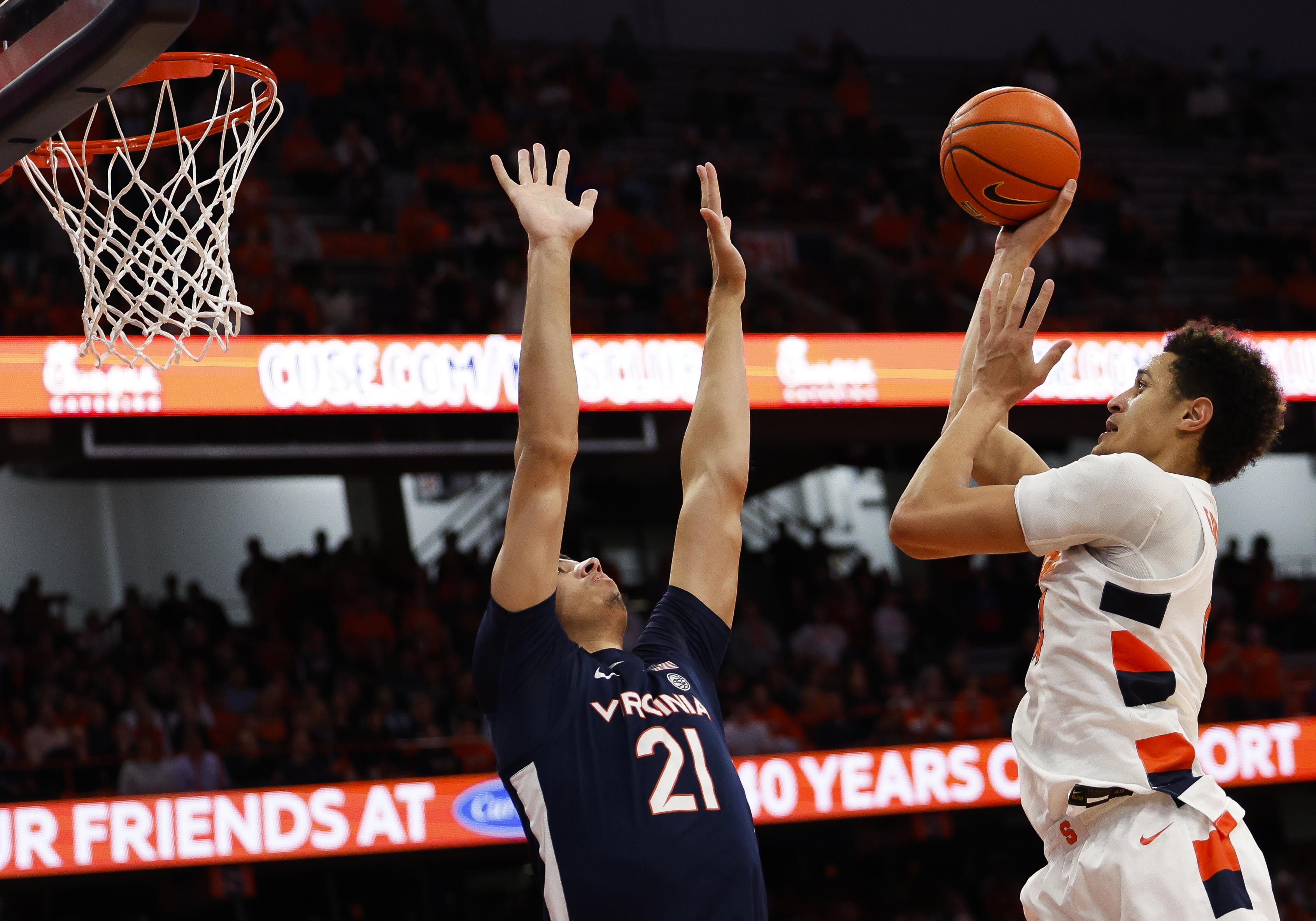 One day after leading Eagles to Super Bowl, QB Jalen Hurts will watch  Syracuse-UVA basketball 