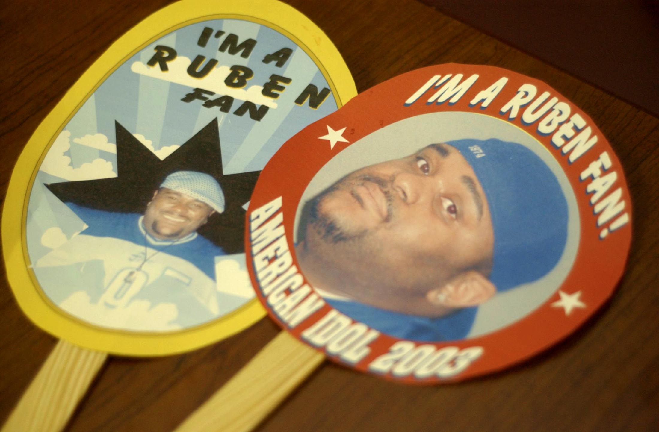 Fans in Birmingham expressed their support for Ruben Studdard on "American Idol" by creating signs, buttons and other items. (AL.com file photo/Jacquelyn Martin )