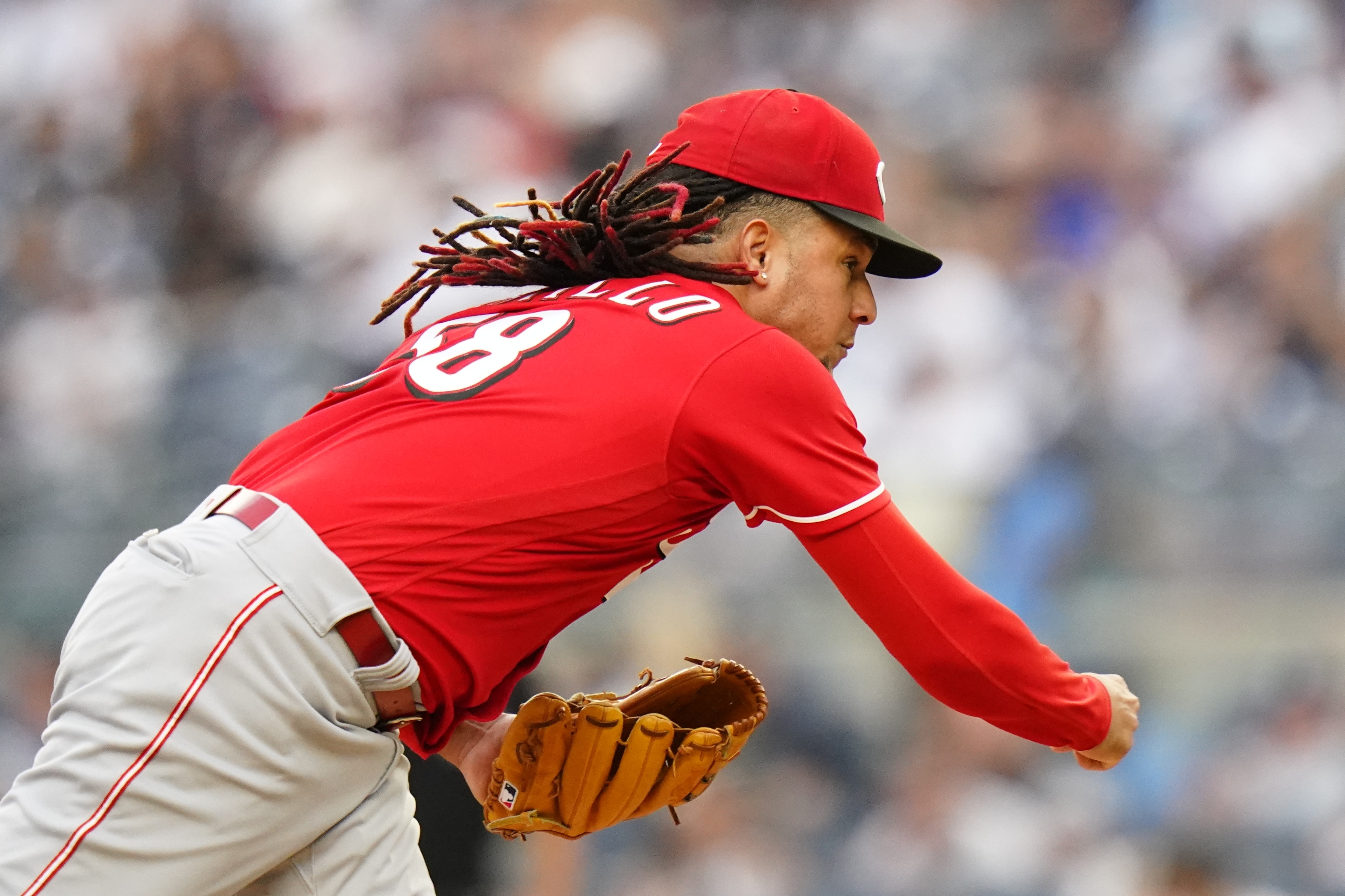 MLB All-Star Game: Cincinnati Reds' Luis Castillo strikes out 2