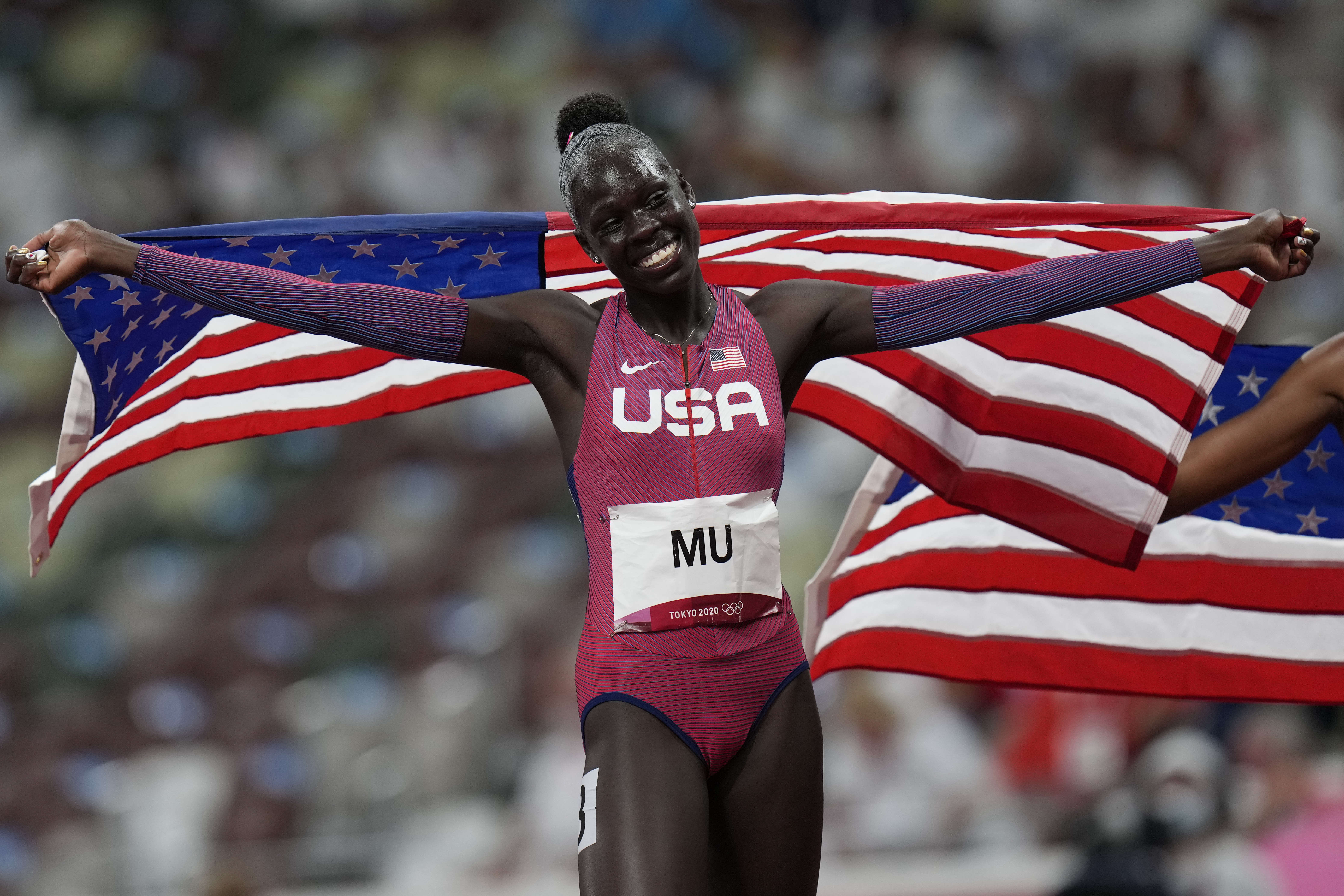 Olympic champion Athing Mu mulling whether to defend 800-meter world title  - Los Angeles Times