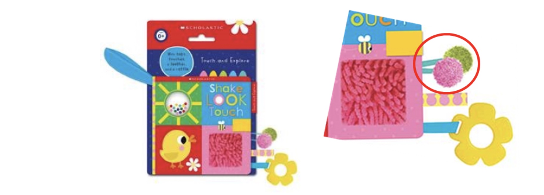 Scholastic Recalls Shake Look Touch Books Due to Choking Hazard