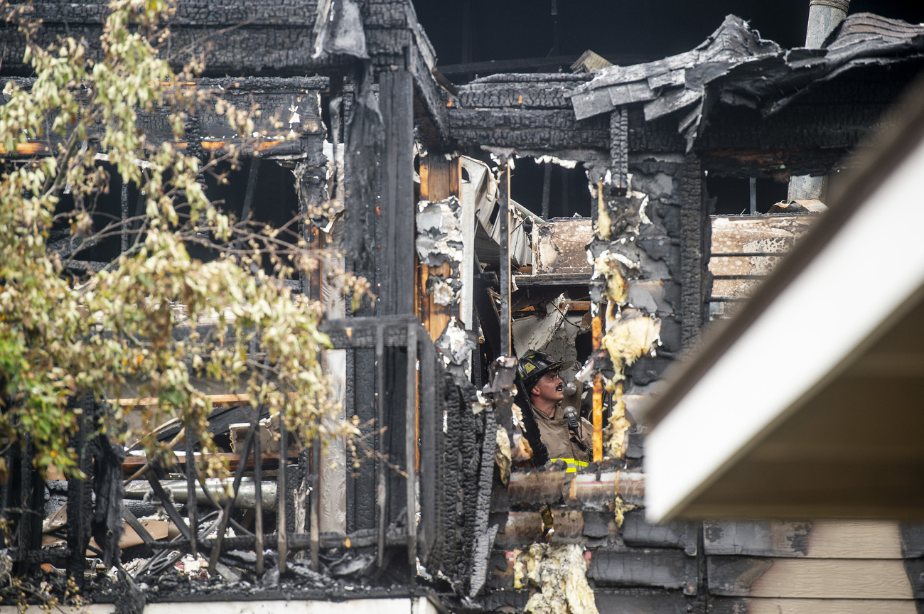 Fire at Hamptons of Cloverlane Apartments