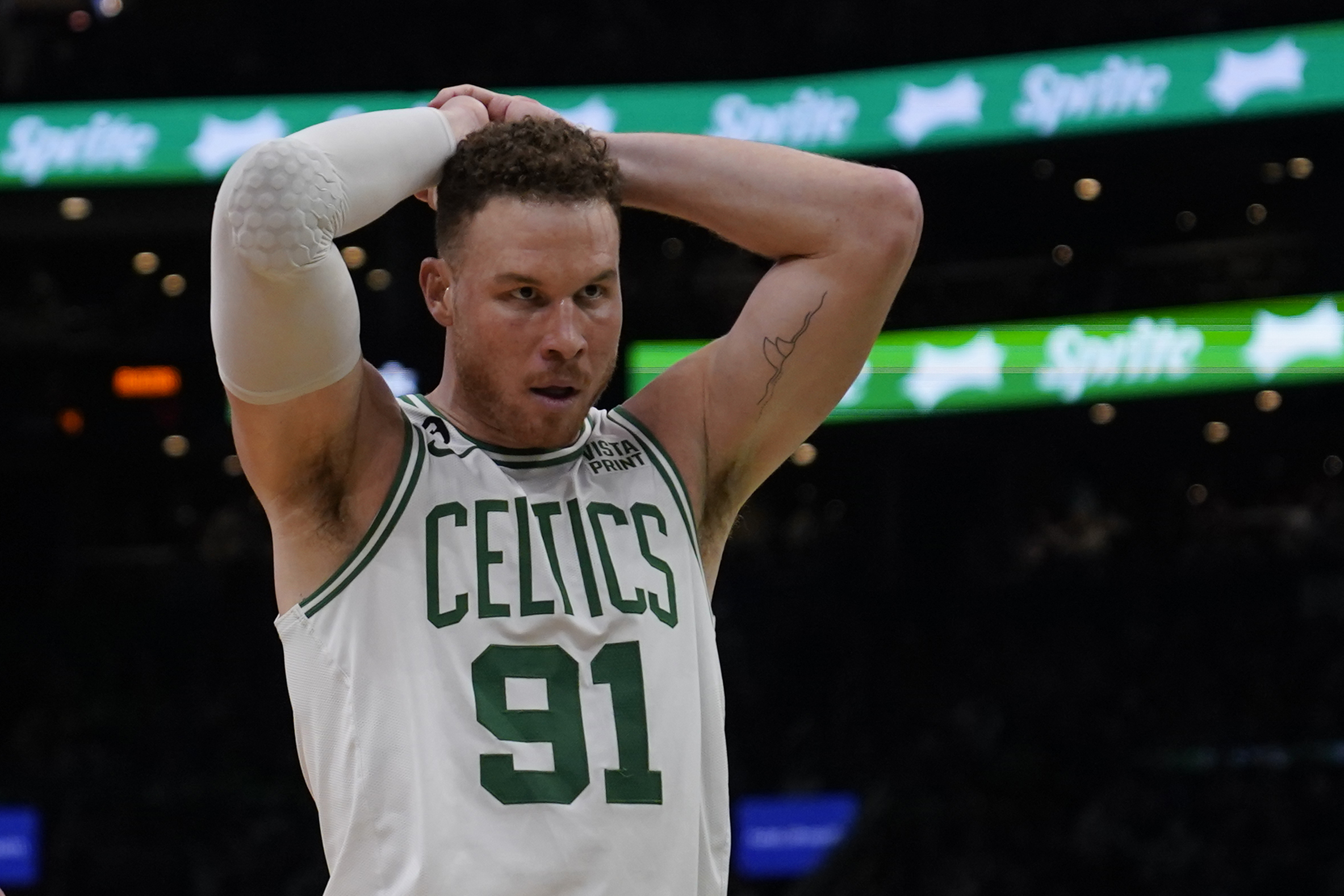 Blake Griffin strengthens hold on surprise role in Celtics win over Hawks 