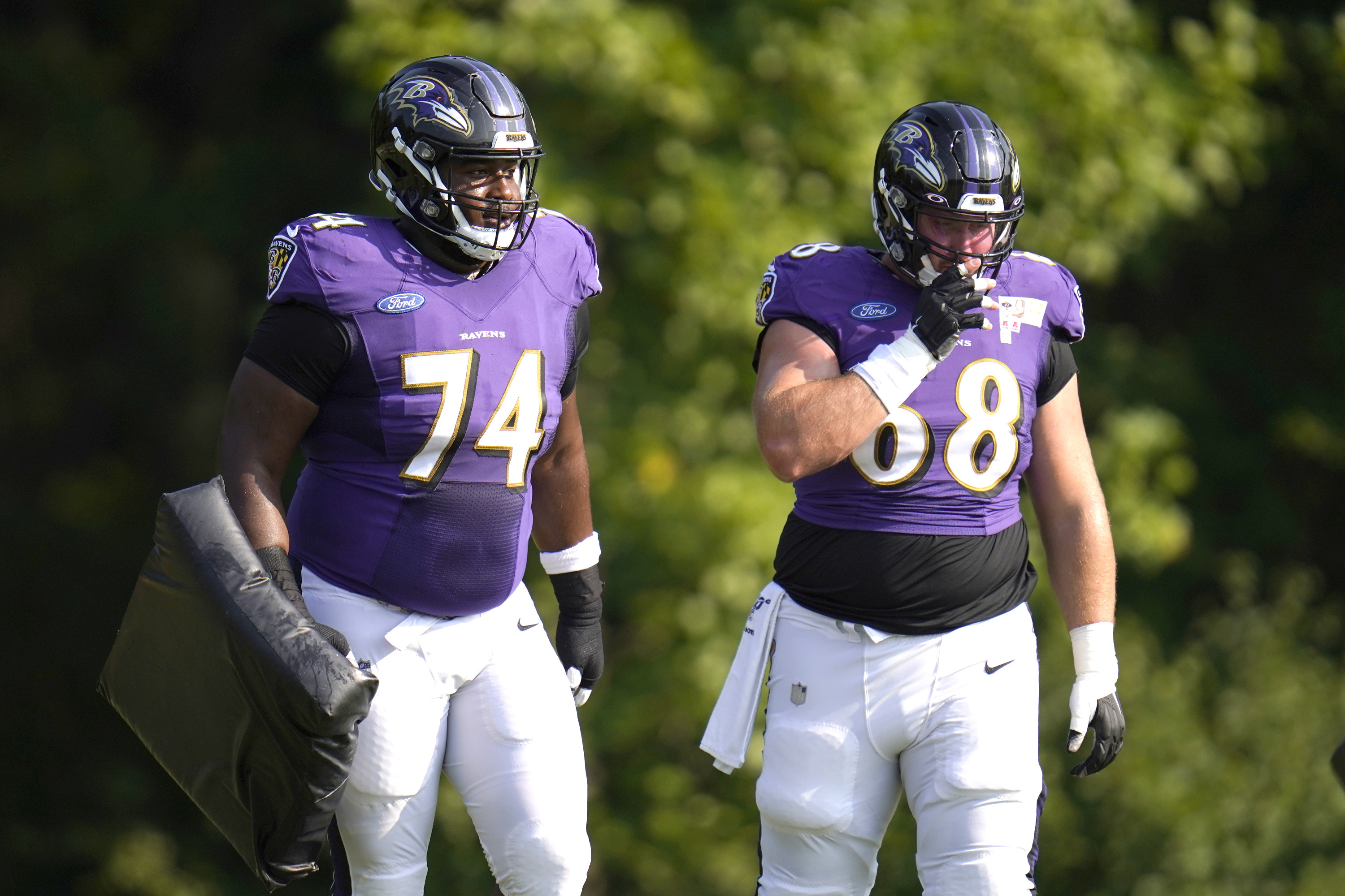 As Baltimore Ravens narrow in on starting O-line, one rookie stands out 