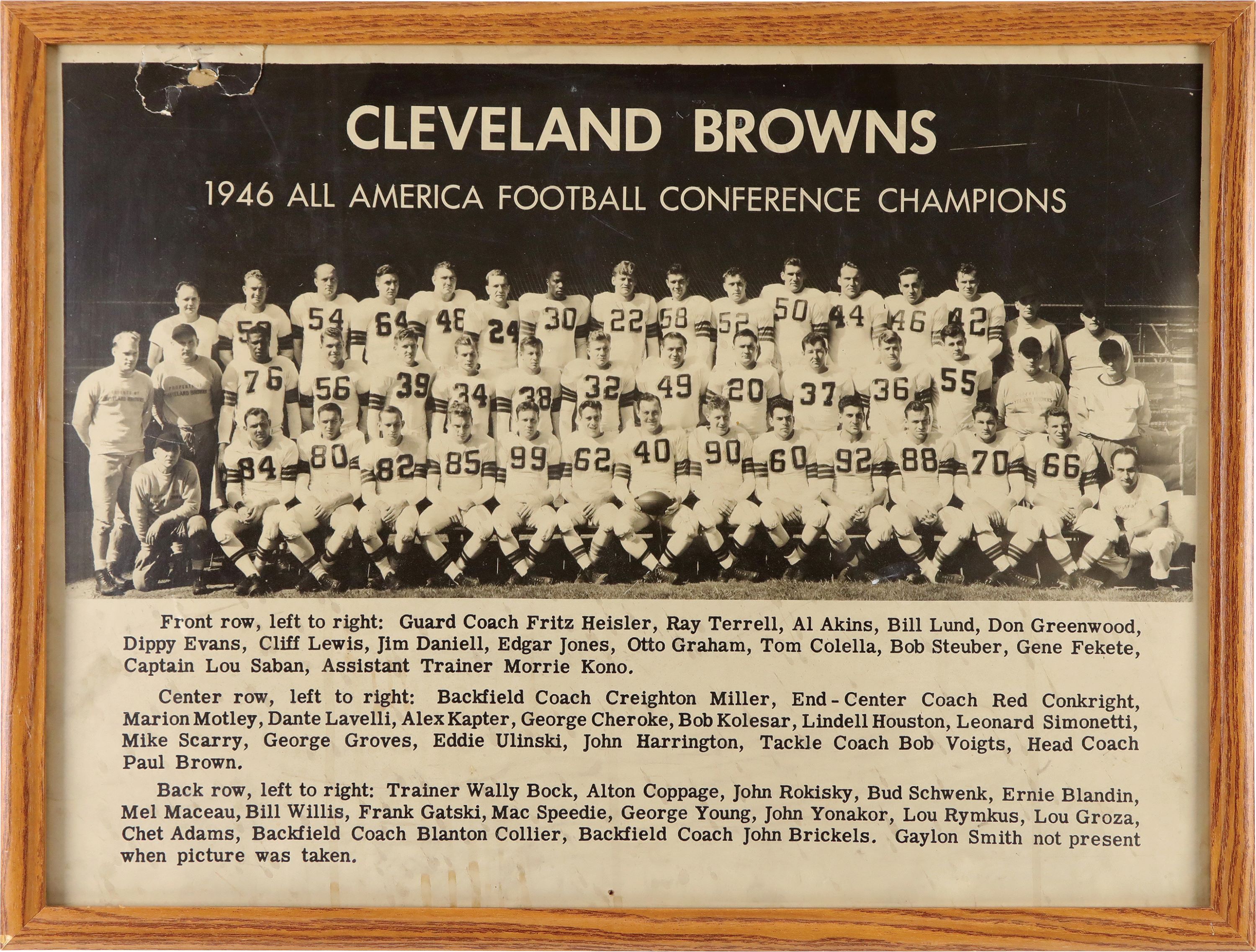 9 old Cleveland Browns, Indians items up for auction 