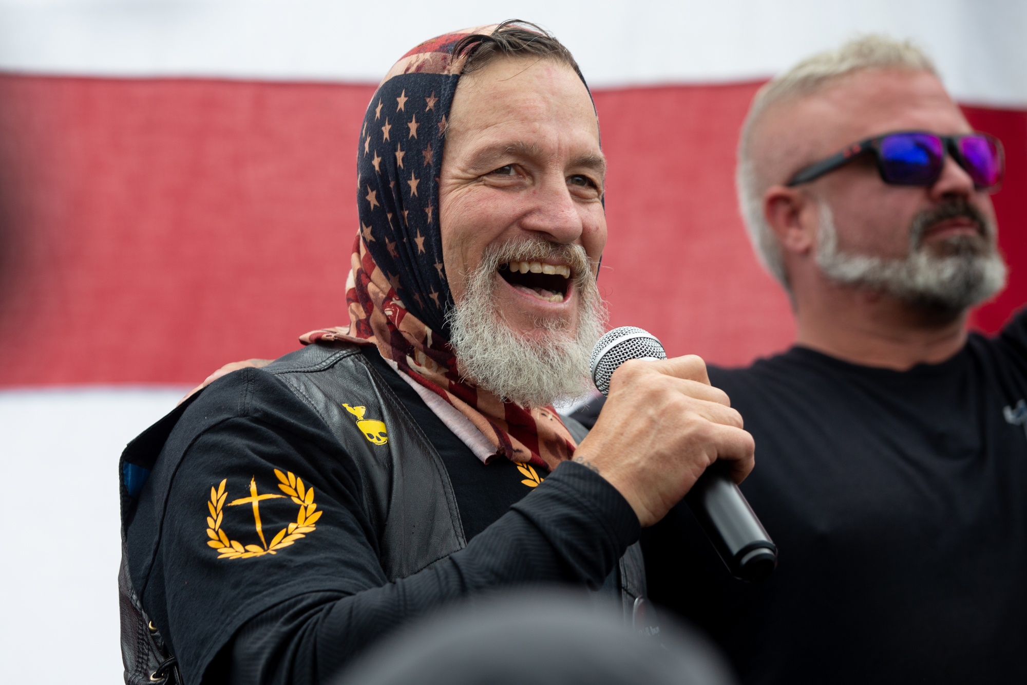 Proud Boys rally at Delta Park in Portland on Sept. 26, 2020 ...