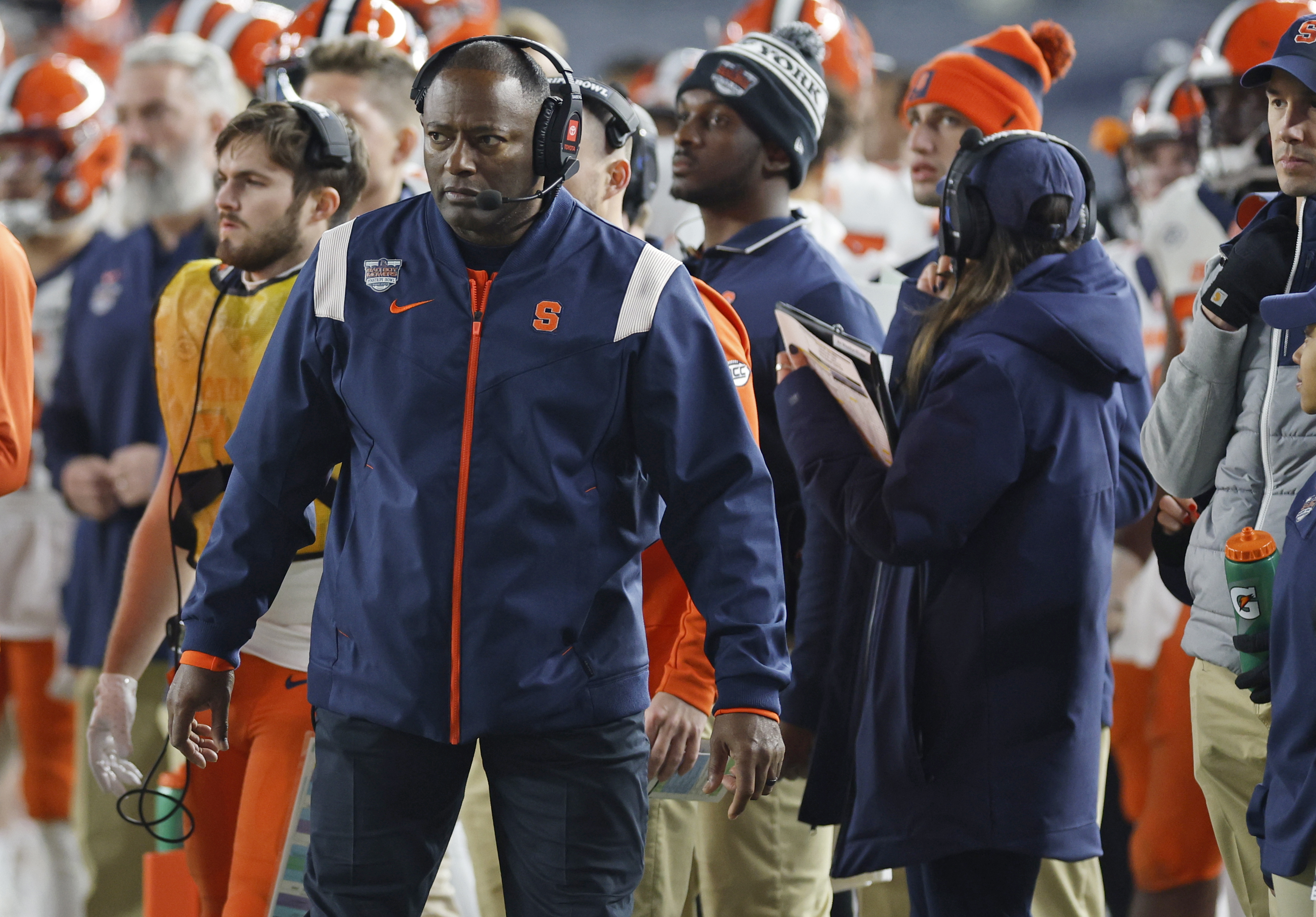 LeQuint Allen made his first start in the Pinstripe Bowl. He's