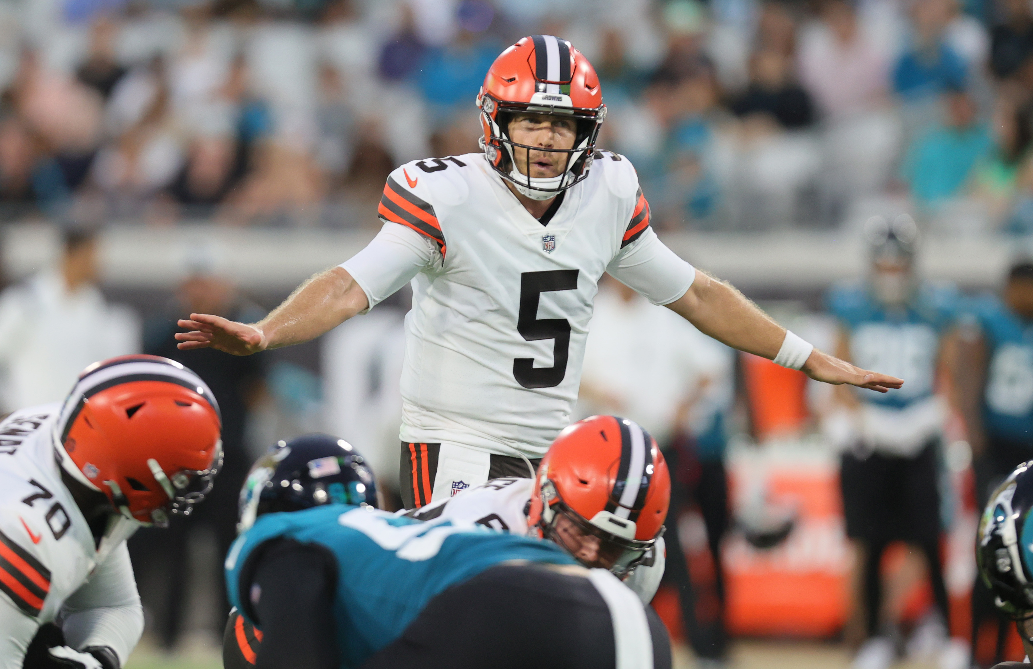 Browns win first preseason game, 23-13