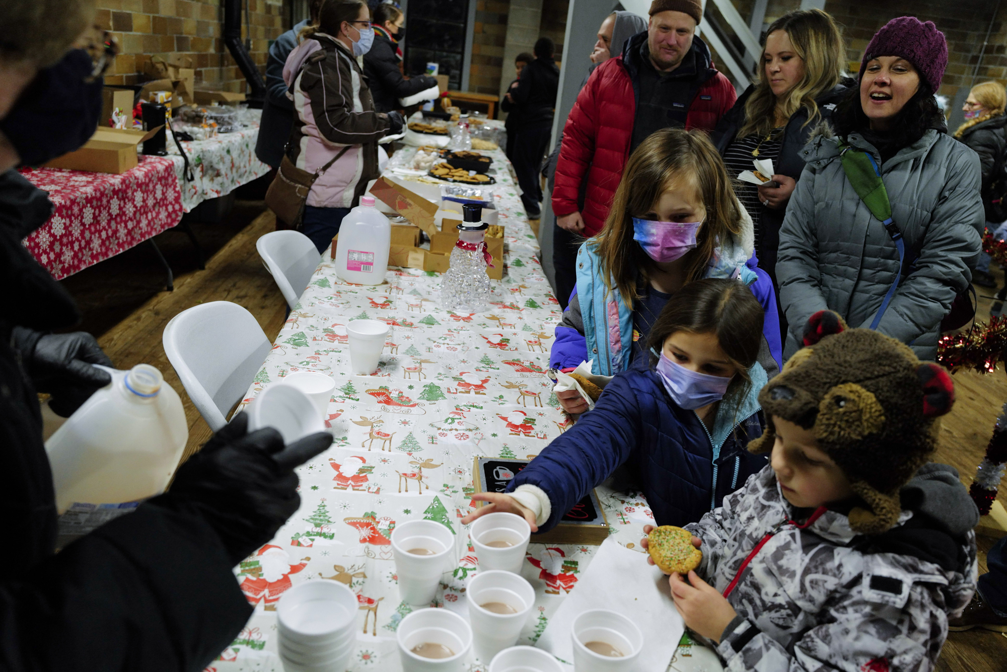 Portage tree lighting ceremony