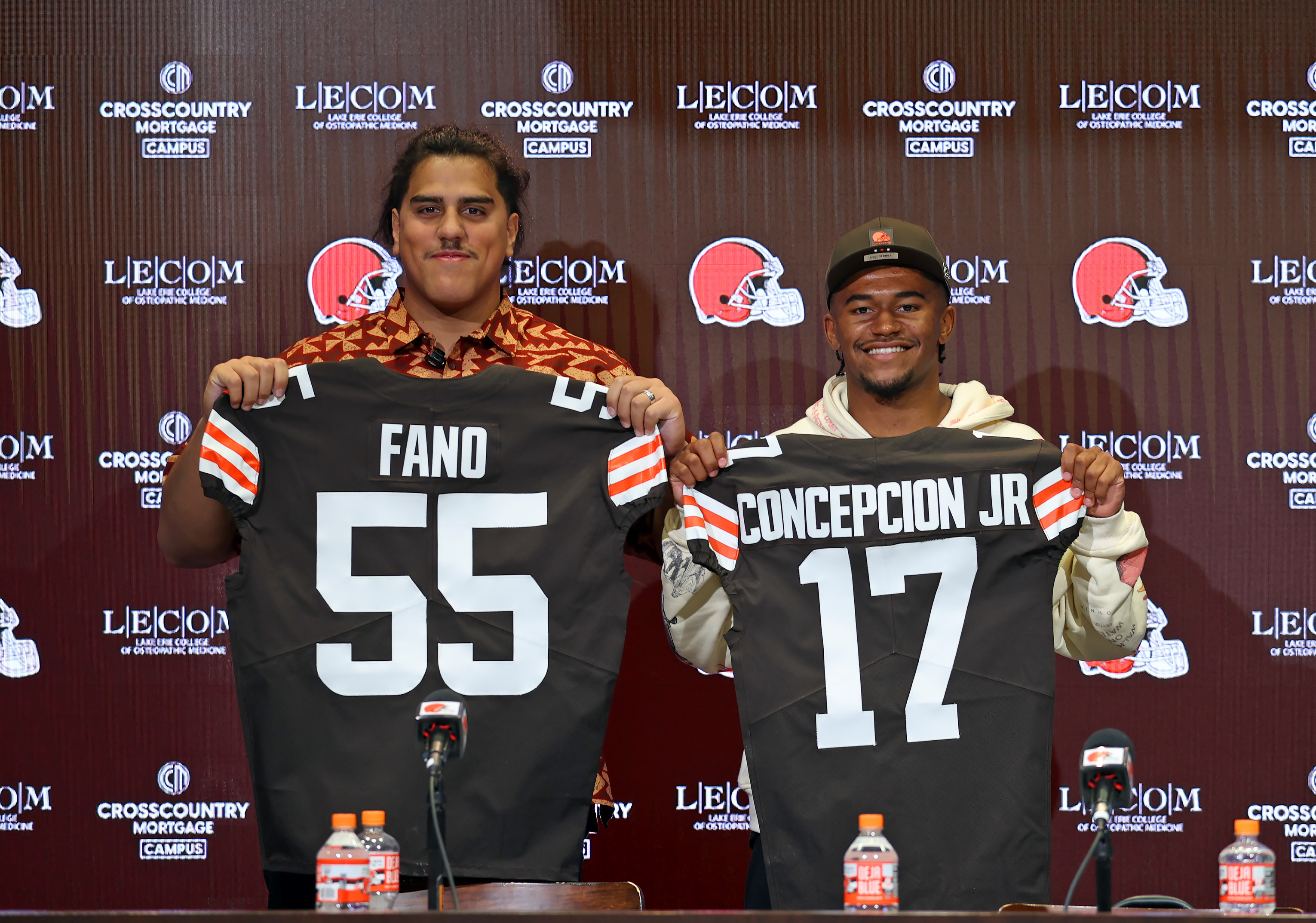 Spencer Fano e KC Concepcion (Foto: Joshua Gunter, cleveland.com)