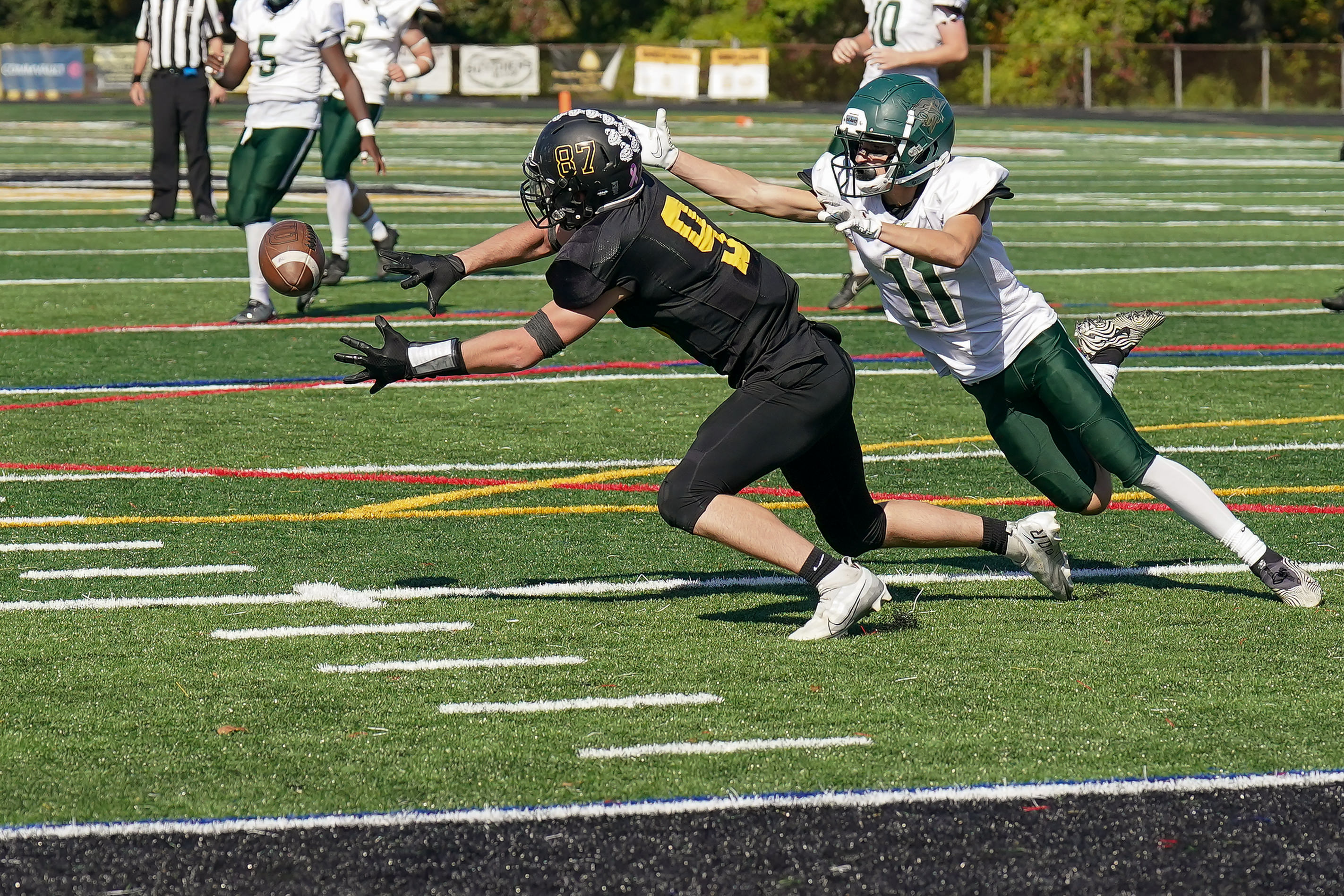 Football: Pinelands Regional vs Monmouth Regional on October 15