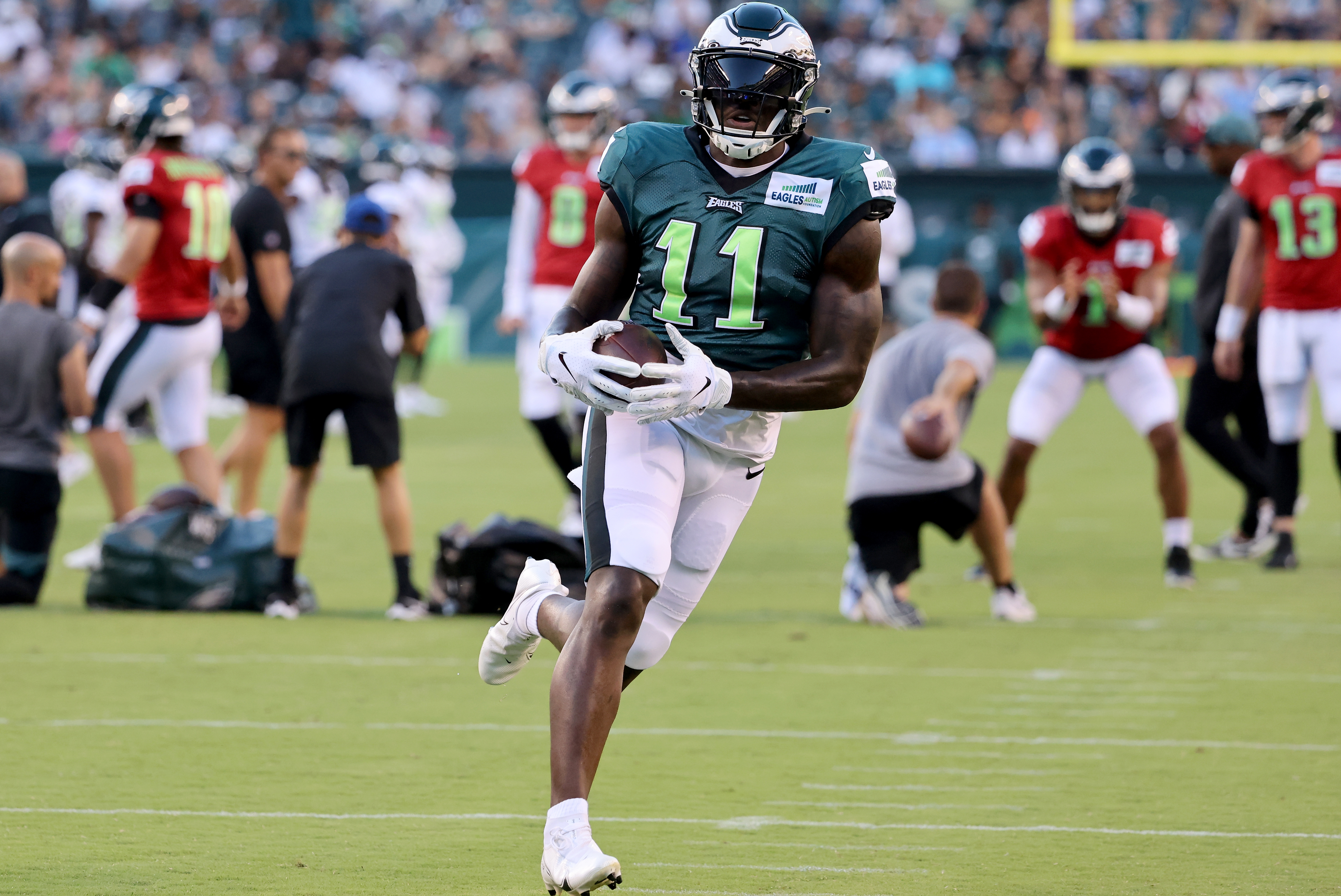 Eagles News: Only two receivers had more yards per routes run than A.J.  Brown in 2022 - Bleeding Green Nation